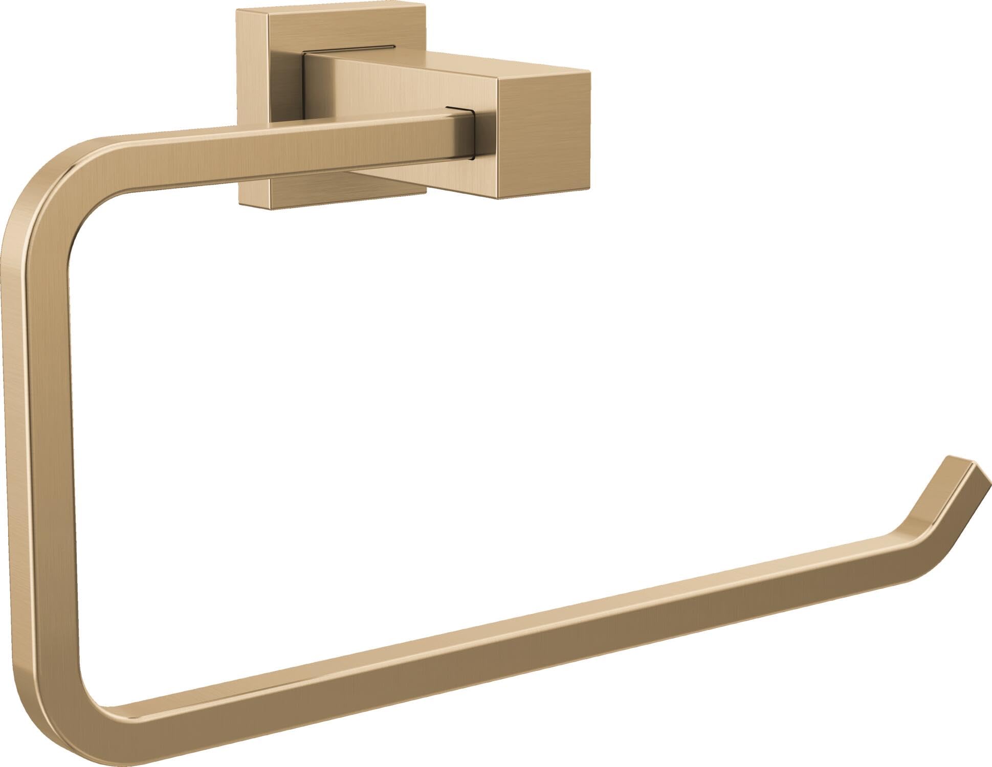 Delta Anello Porta Asciugamano da Parete, Bronzo Champagne