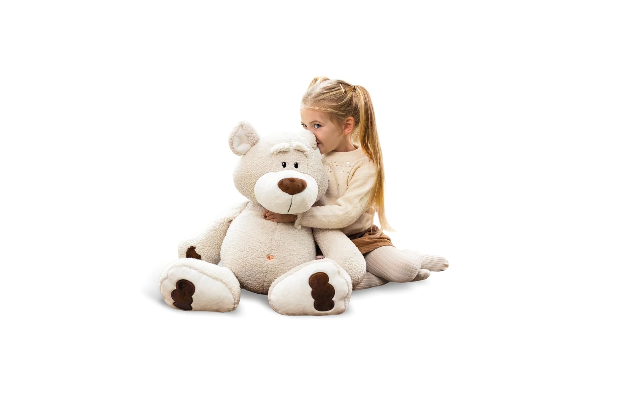 NICI orso di peluche Bendix 70cm I Orsetto con zampe grandi e coccolose I Peluche per gli amanti dei peluche I Animale di peluche da produzione sostenibile - 49446
