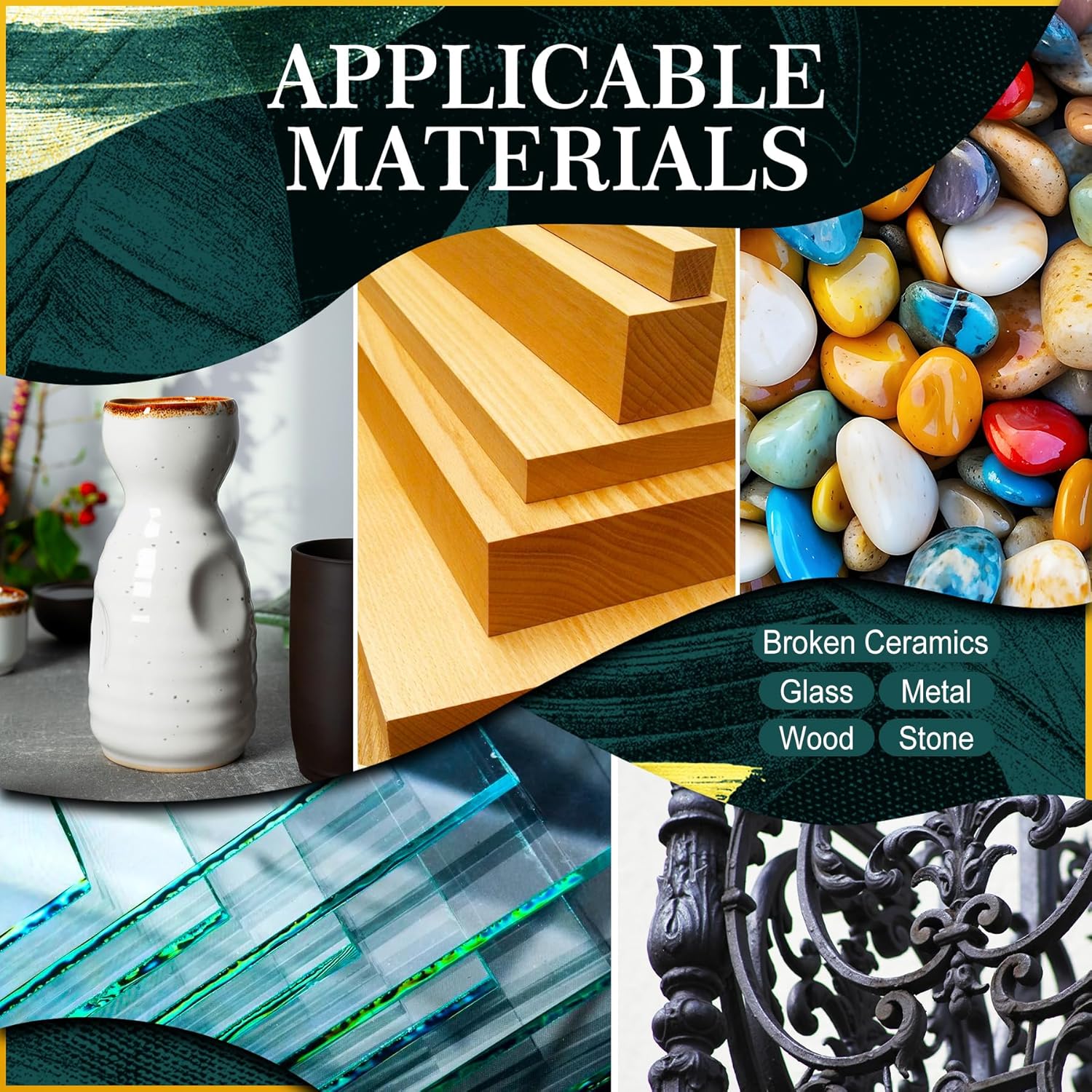 Set Riparazione Kintsugi Oro/Argento 50ml - immagine 4