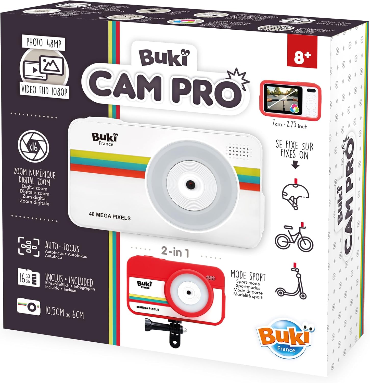 Buki France Buki CamPro, Colore Bianco, PV010 - immagine 3