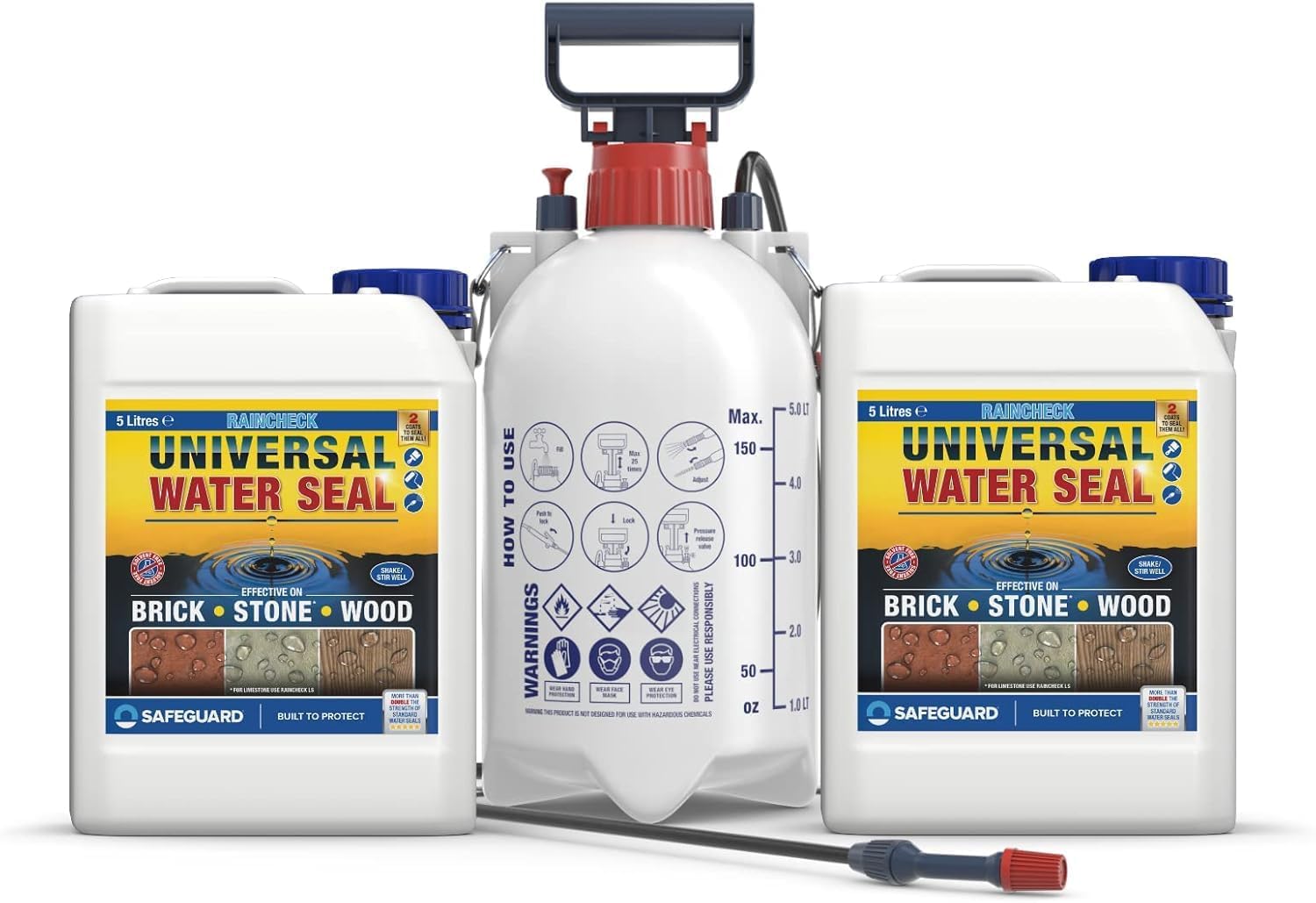 Raincheck Universal Water Seal (2x5L + Spruzzatore) - immagine 1