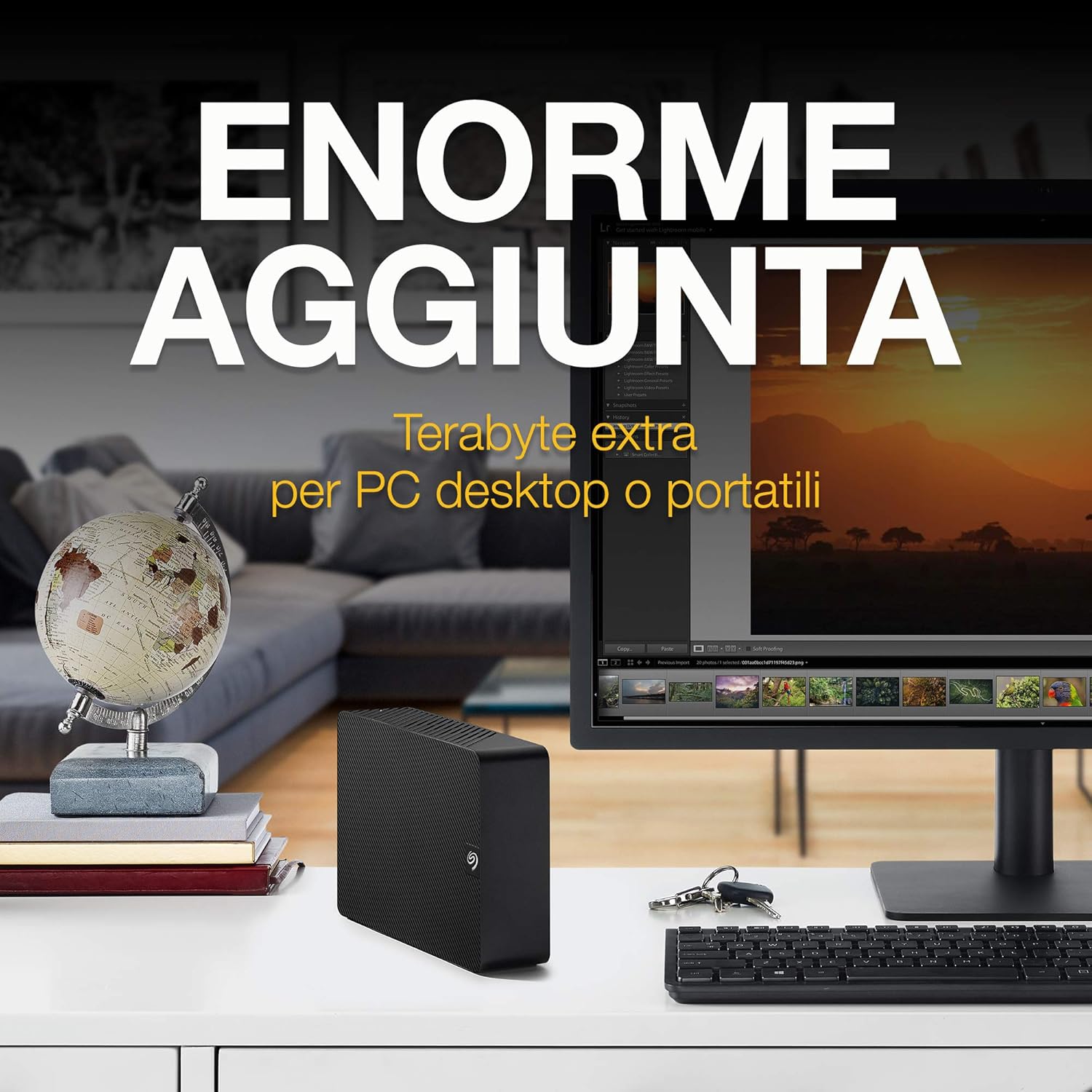 Seagate Expansion Desktop 10 TB Hard Disk Esterno - immagine 3