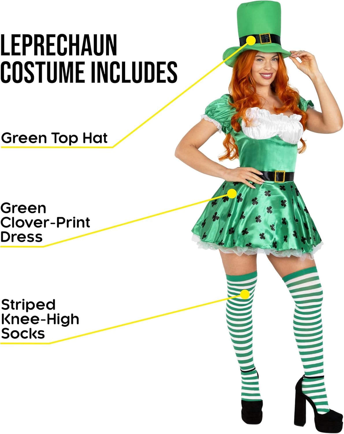 Fun Shack Costume Leprecauno Donna - immagine 2