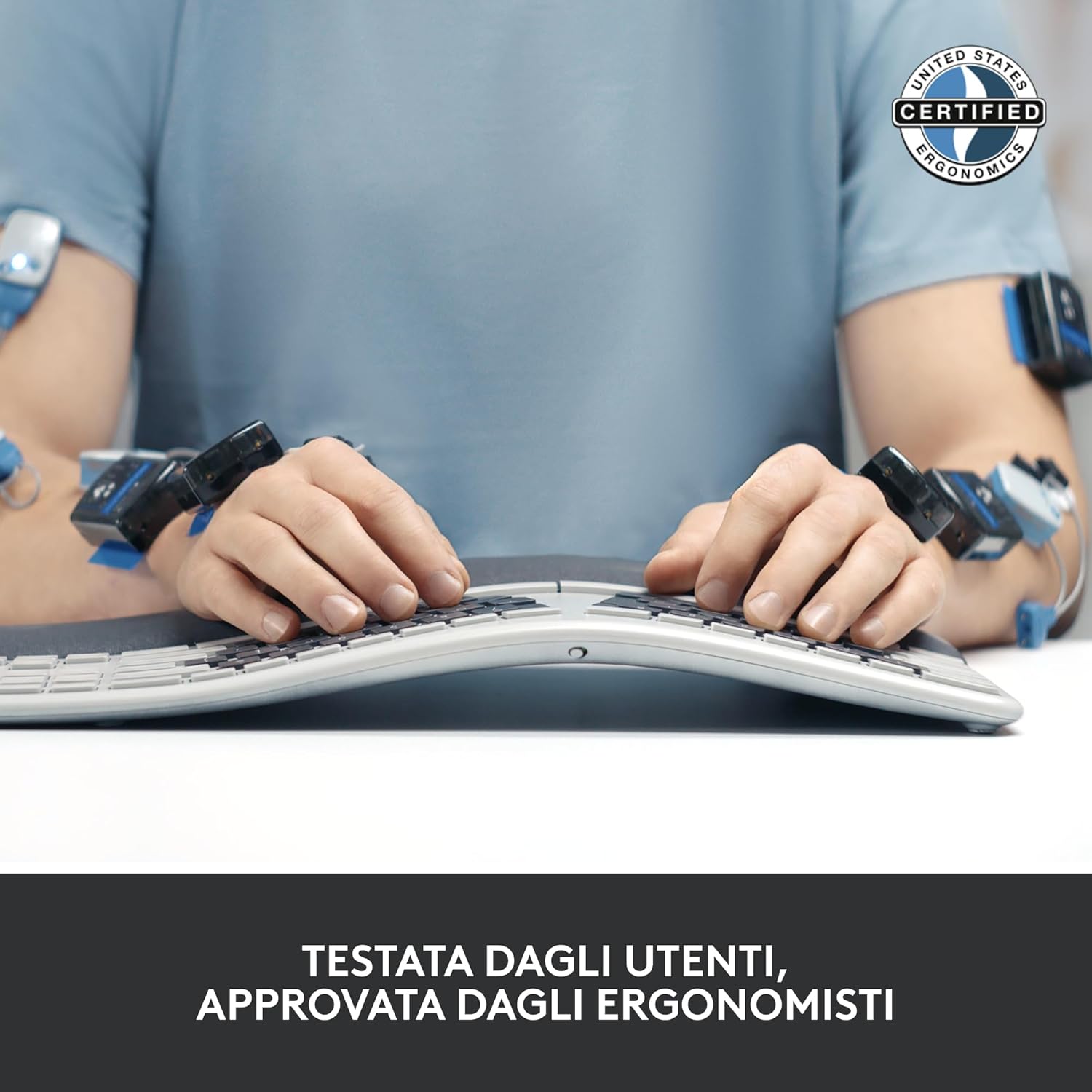 Logitech ERGO K860 - Tastiera Wireless Split Ergonomica - immagine 5