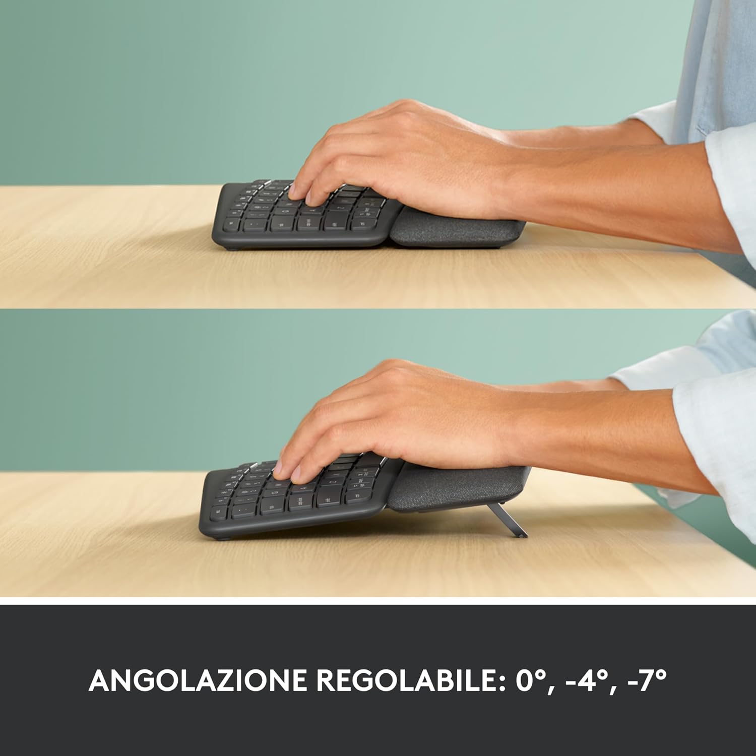 Logitech ERGO K860 - Tastiera Wireless Split Ergonomica - immagine 7