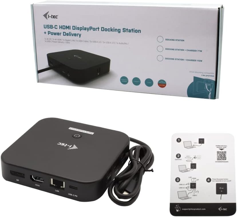 I TEC USB-C HDMI DP DOCKING STATION + POWER DELIVERY 100W - immagine 4