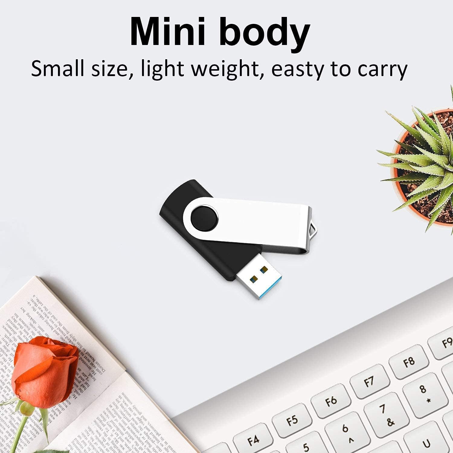 Kootion Pendrive 32GB USB 3.0 - Set 10 Pezzi Nero - immagine 7