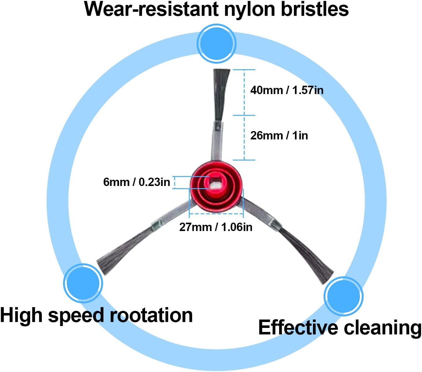 Fixbetter - Accessori Ricambio per Ecovacs Deebot X1/T10 - immagine 5