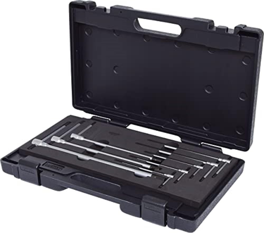 KS Tools 158.5100 Serie di chiavi a T a 3 punte,8pz,esagono incassato