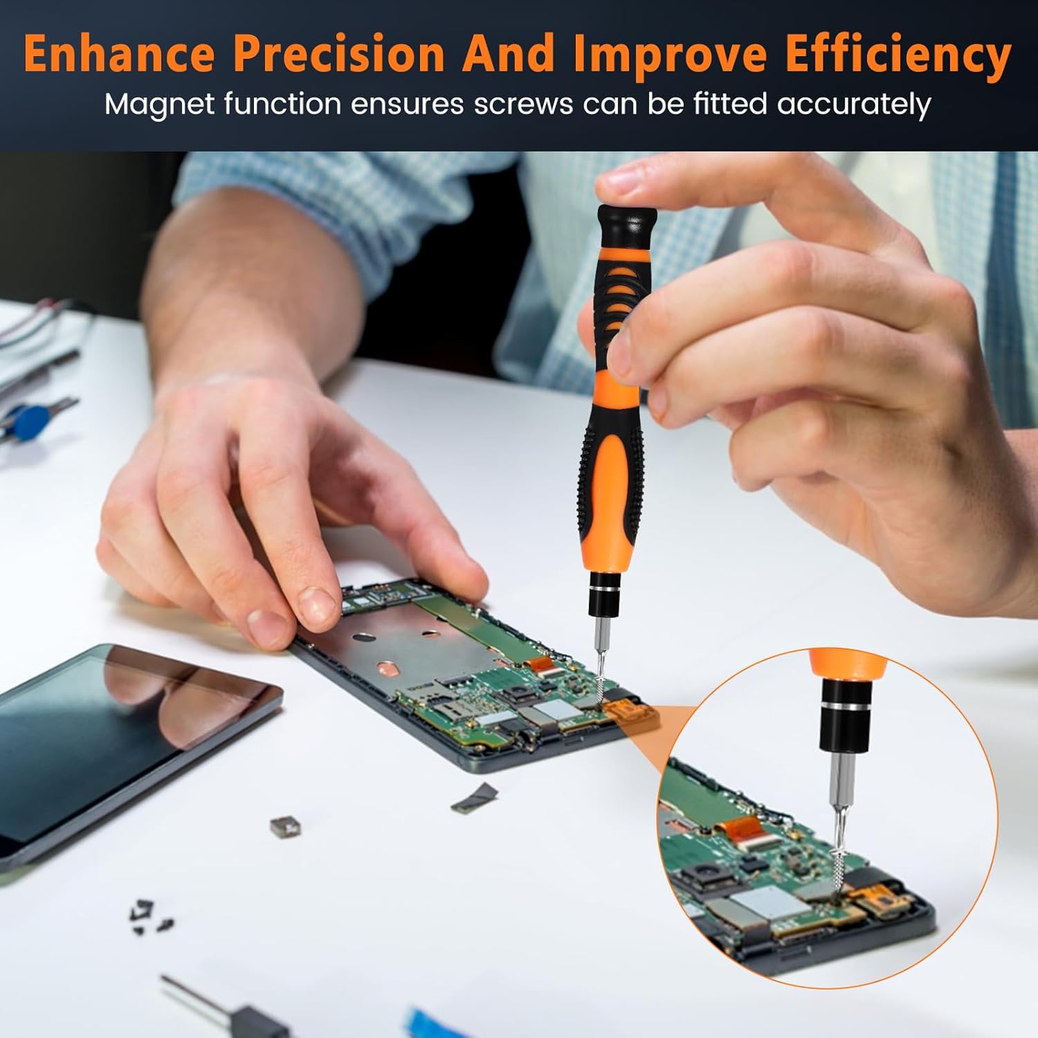 Brencco Set Cacciaviti Precisione 37 Pezzi - immagine 4