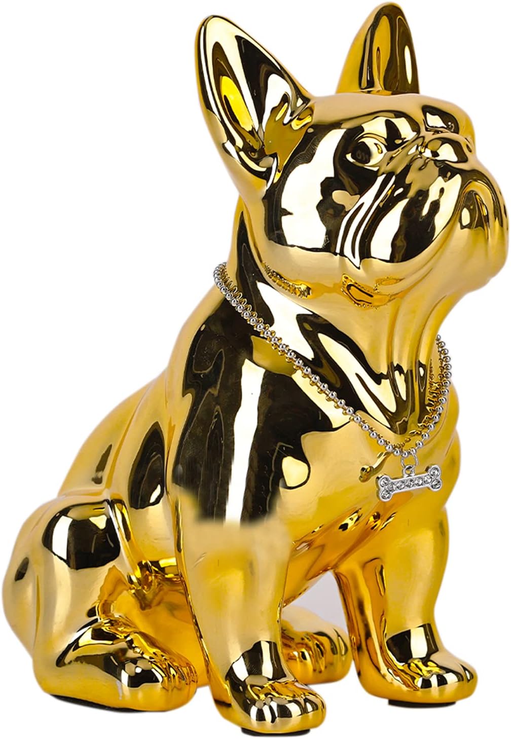 Xyqxyq Statua Bulldog Francese in Resina, Colorato
