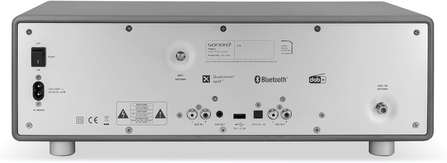 Sonoro Primus - Internet Radio DAB+, FM, Spotify, Bluetooth - immagine 3