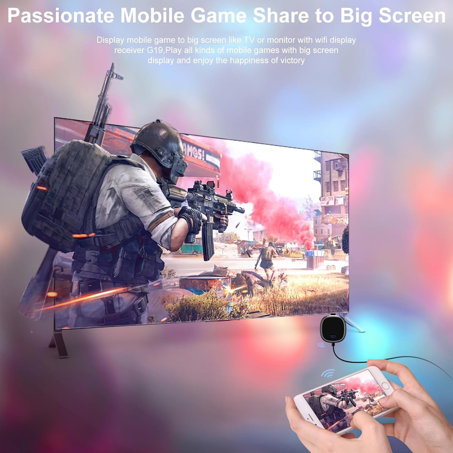 Obest Wireless WiFi Display Dongle 4K 2.4G/5G - immagine 6