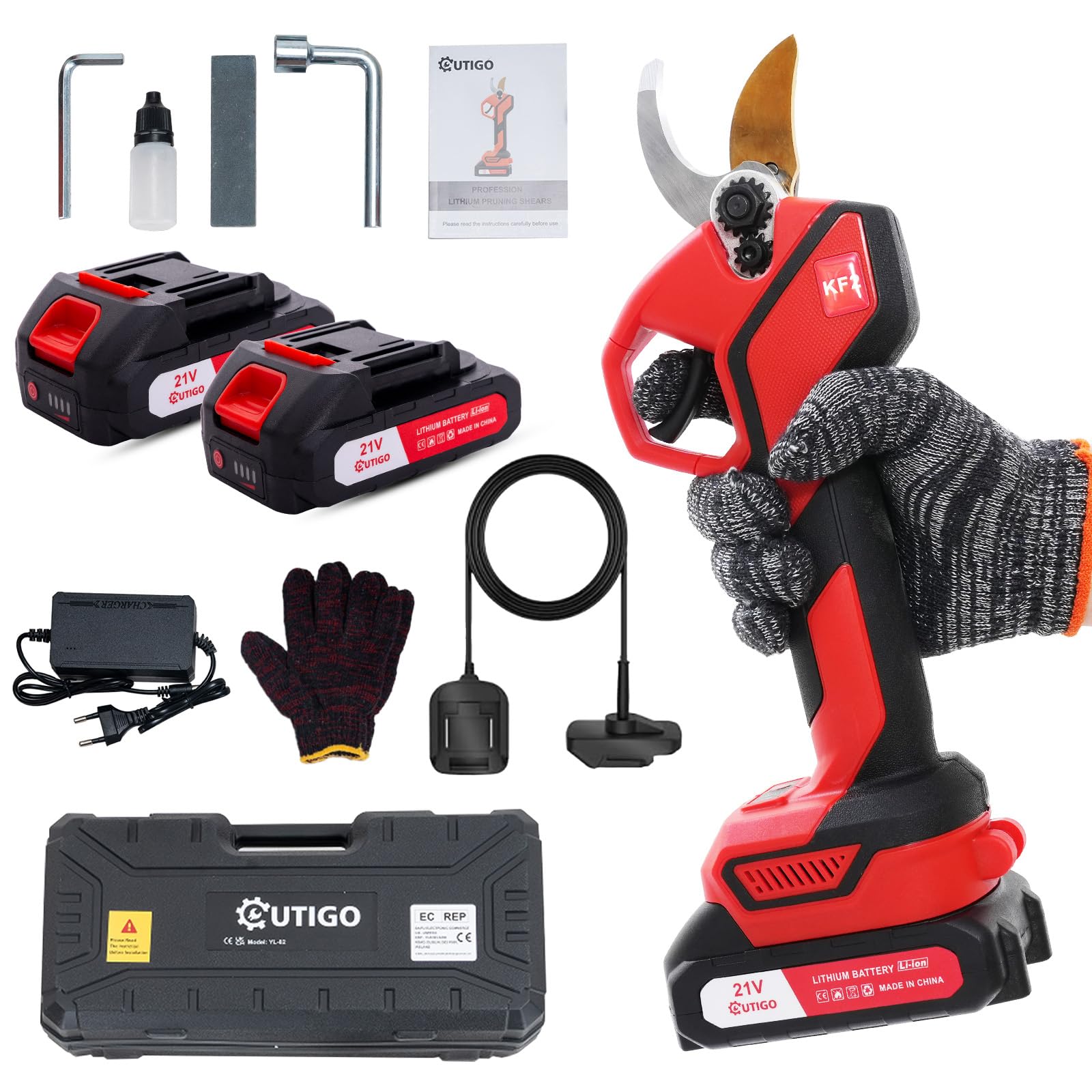 Outigo Forbici Potatura Elettriche 21V 3000mAh 25mm