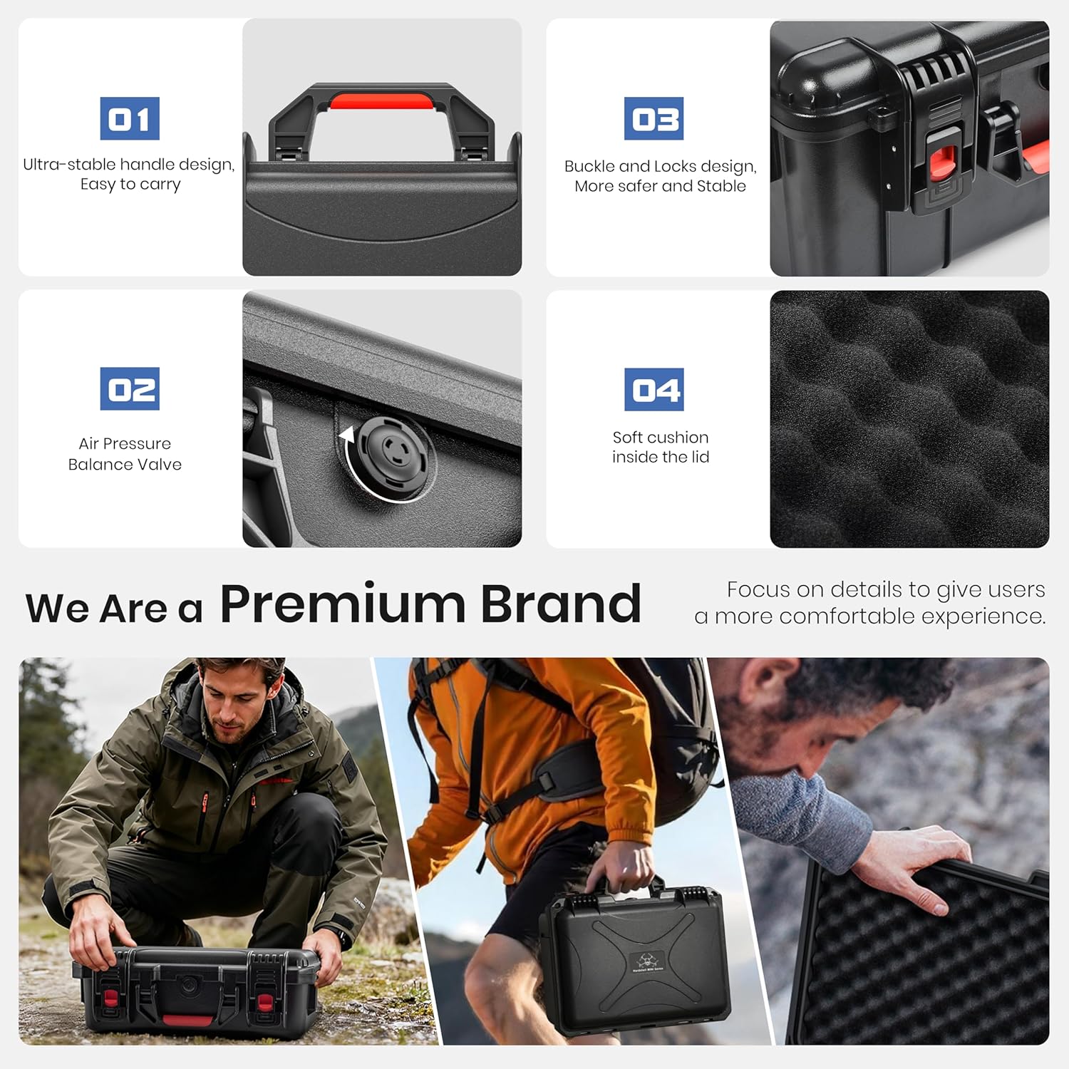 STARTRC Valigia Rigida Impermeabile per DJI Mini 5 Pro - immagine 7