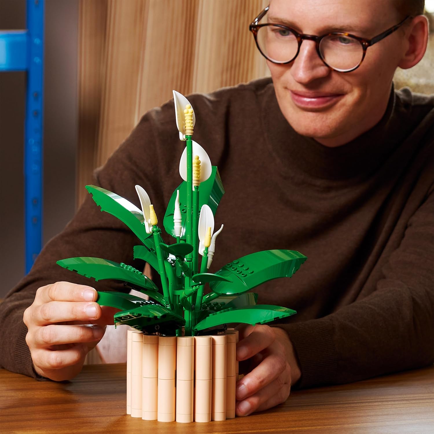 Lego Botanicals Spatifillo - Pianta Artificiale con Vaso - immagine 10