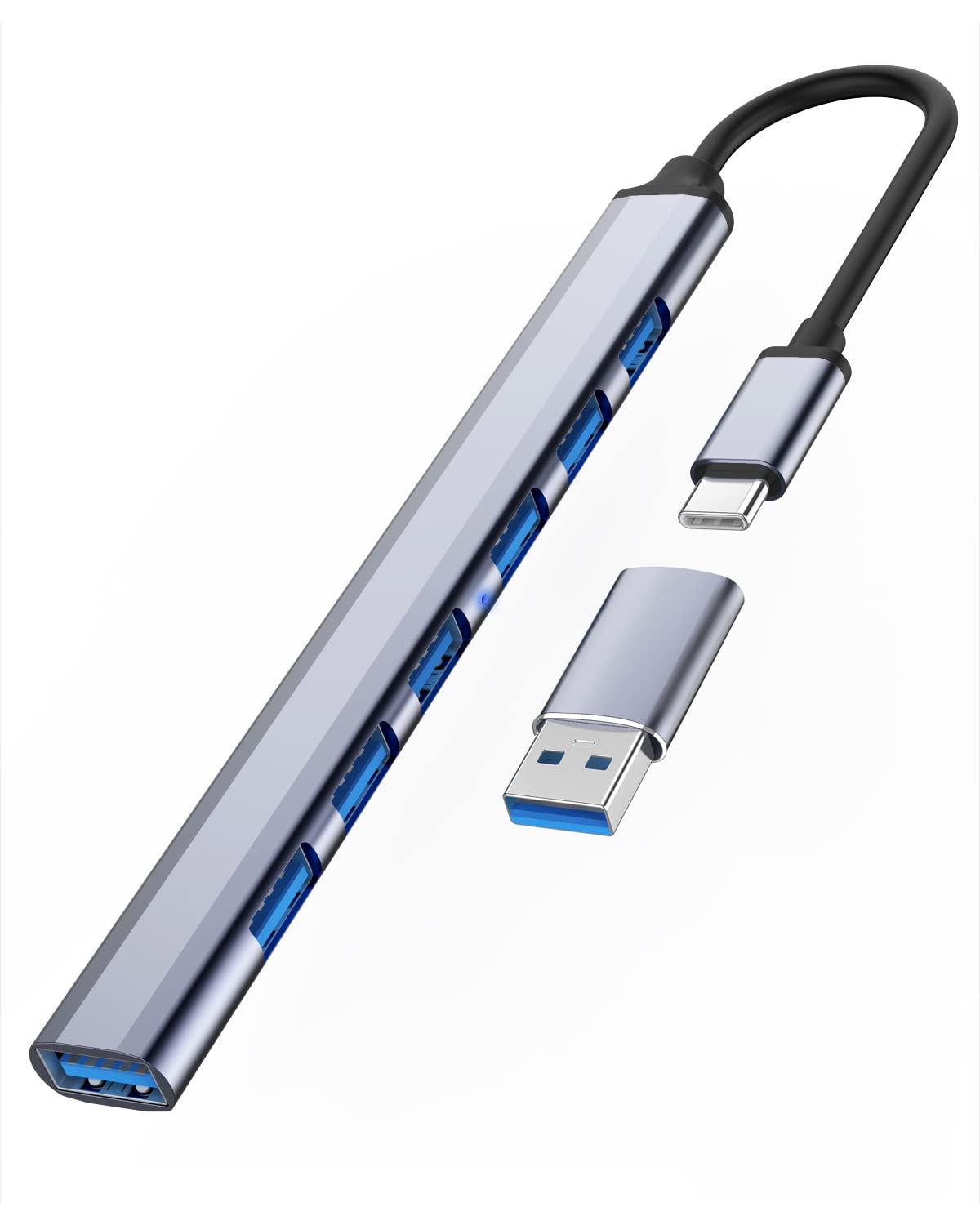 Adattatore USB C Hub 3.0 a 7 Porte Ultra Thin