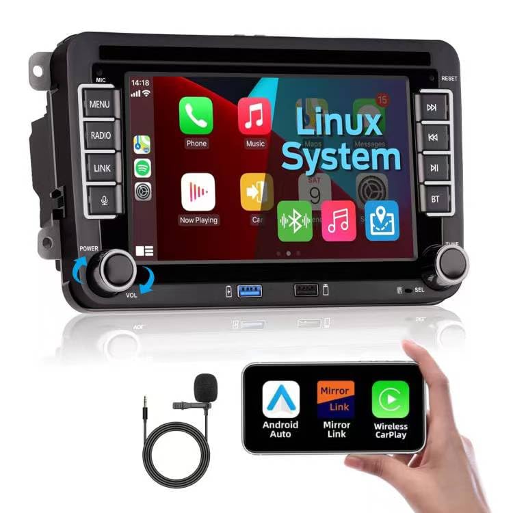 Linux Autoradio 7" per VW Golf 5 6 Passat Jetta Caddy Polo