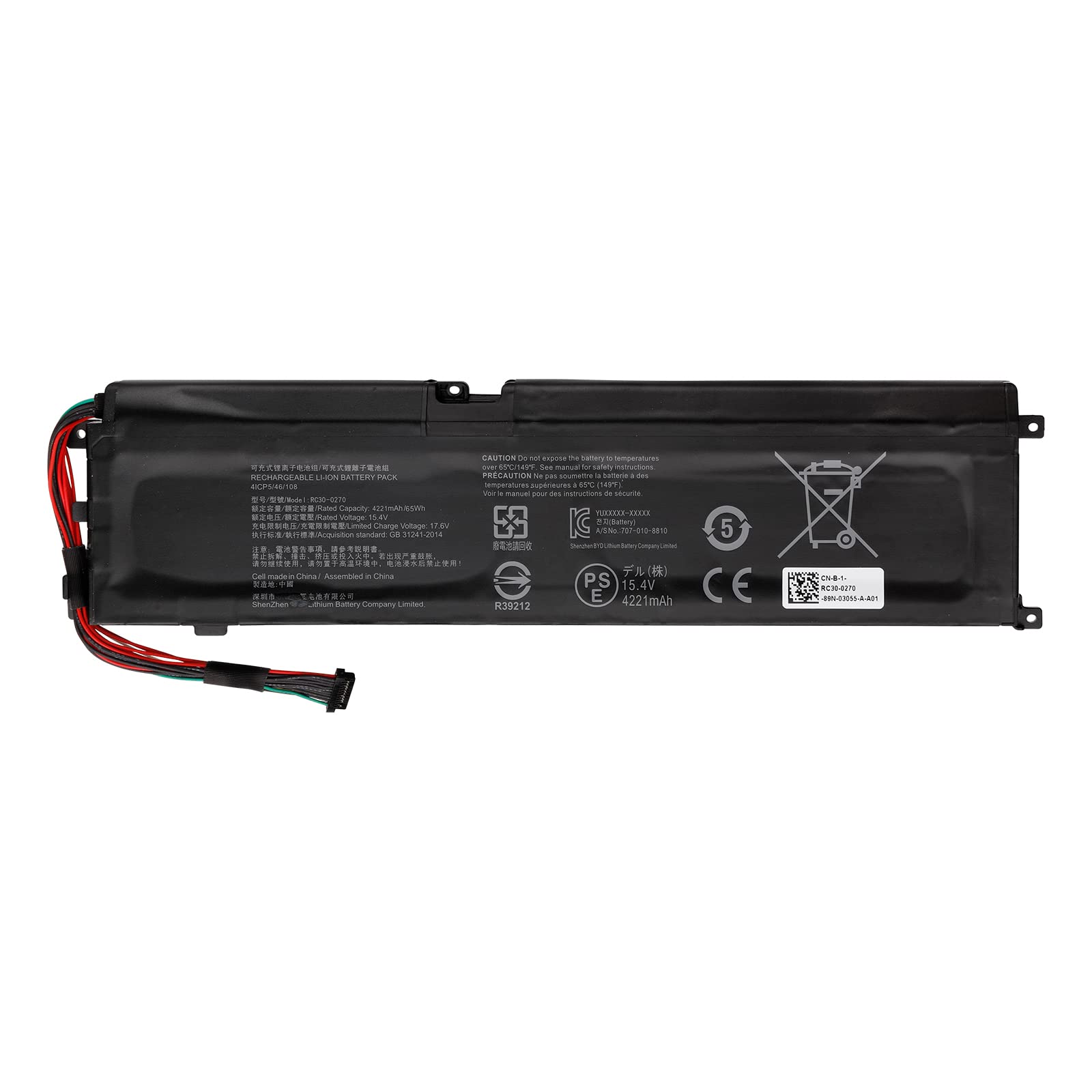 Swarking Batteria di Ricambio per Razer Hazel Blade 15