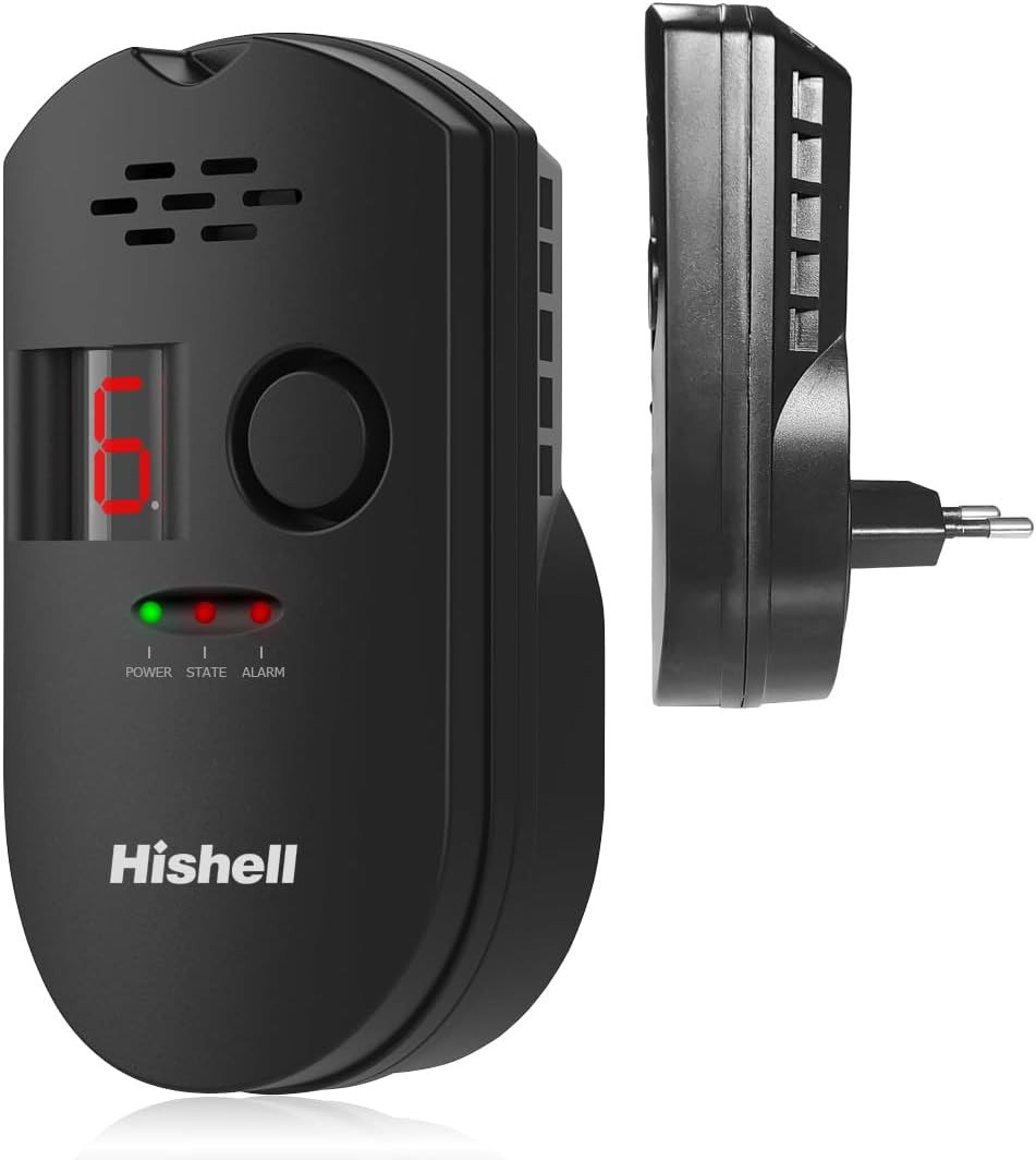 Hishell Rilevatore Gas Naturale e GPL con Spina | Velz