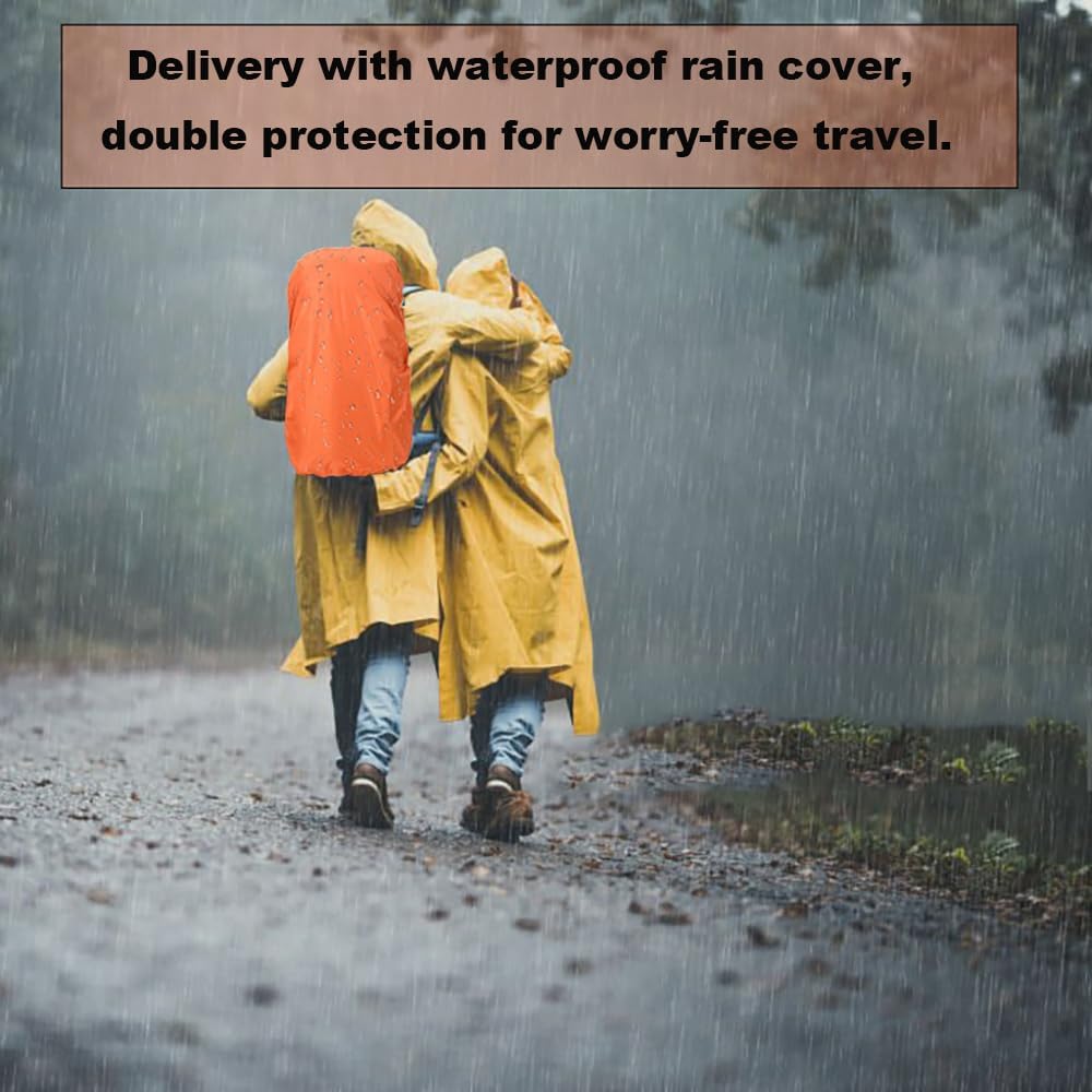 Bseash Zaino da Trekking Impermeabile 40L - immagine 7