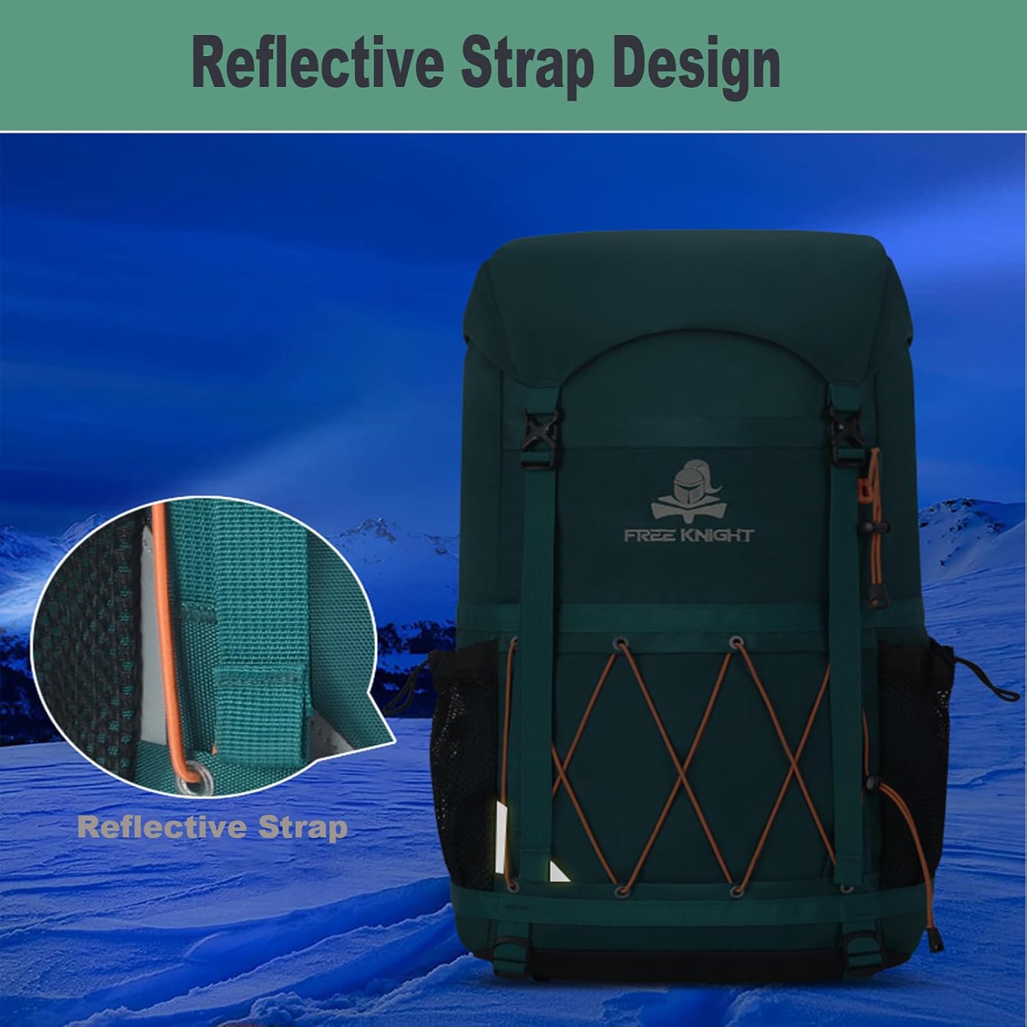 Bseash Zaino da Trekking Impermeabile 40L - immagine 8