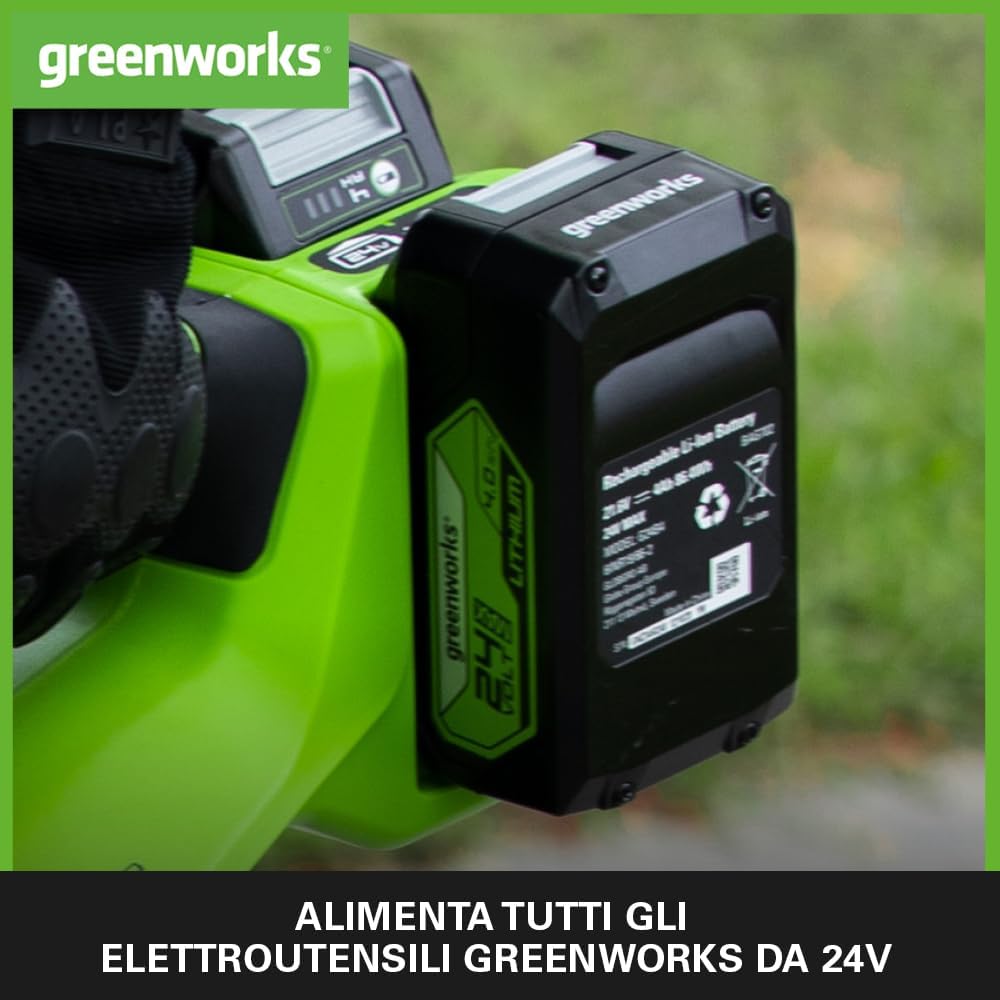 Greenworks Batteria 24V 4Ah agli Ioni di Litio - immagine 3