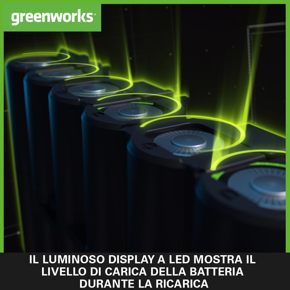 Greenworks Batteria 24V 4Ah agli Ioni di Litio - immagine 6