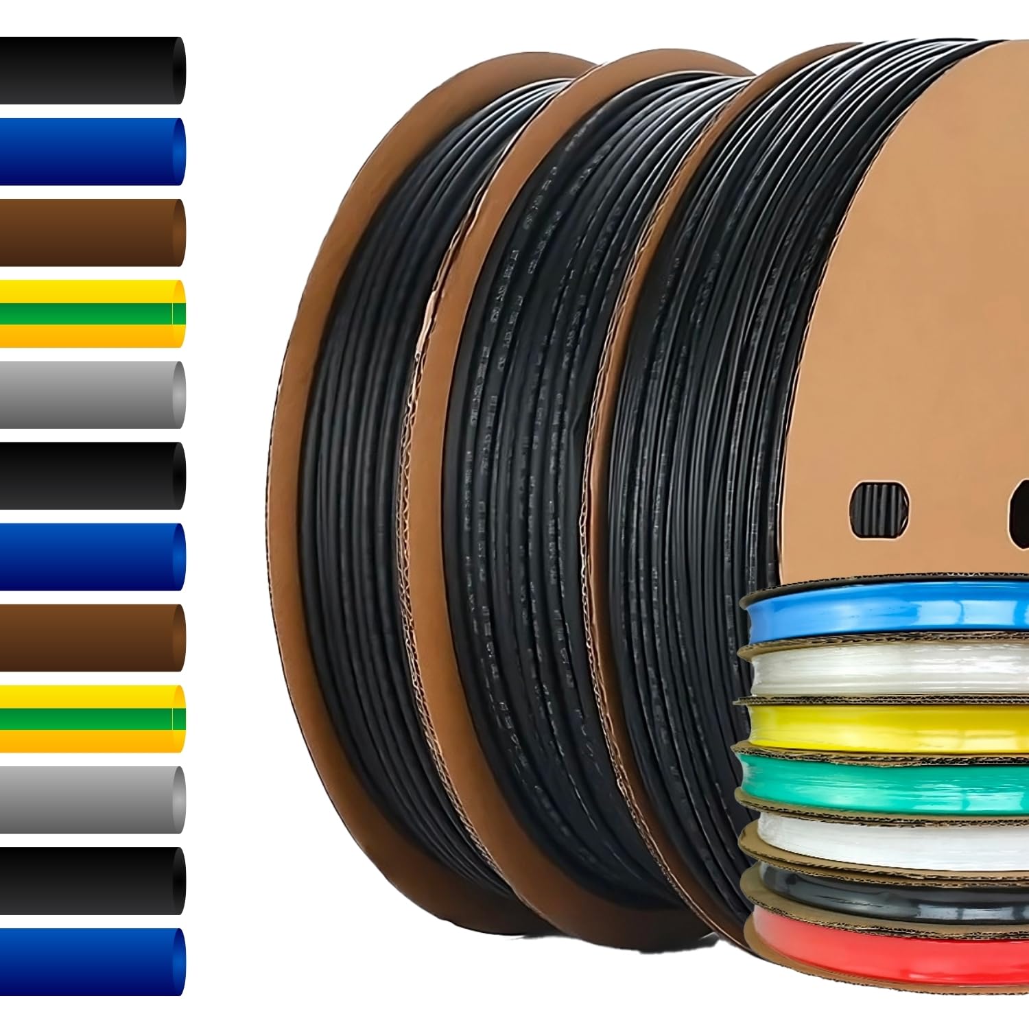 MarketConnect® Guaina Termorestringente Ø 19,1 mm, L 30mt • NERO • BOBINA 2:1