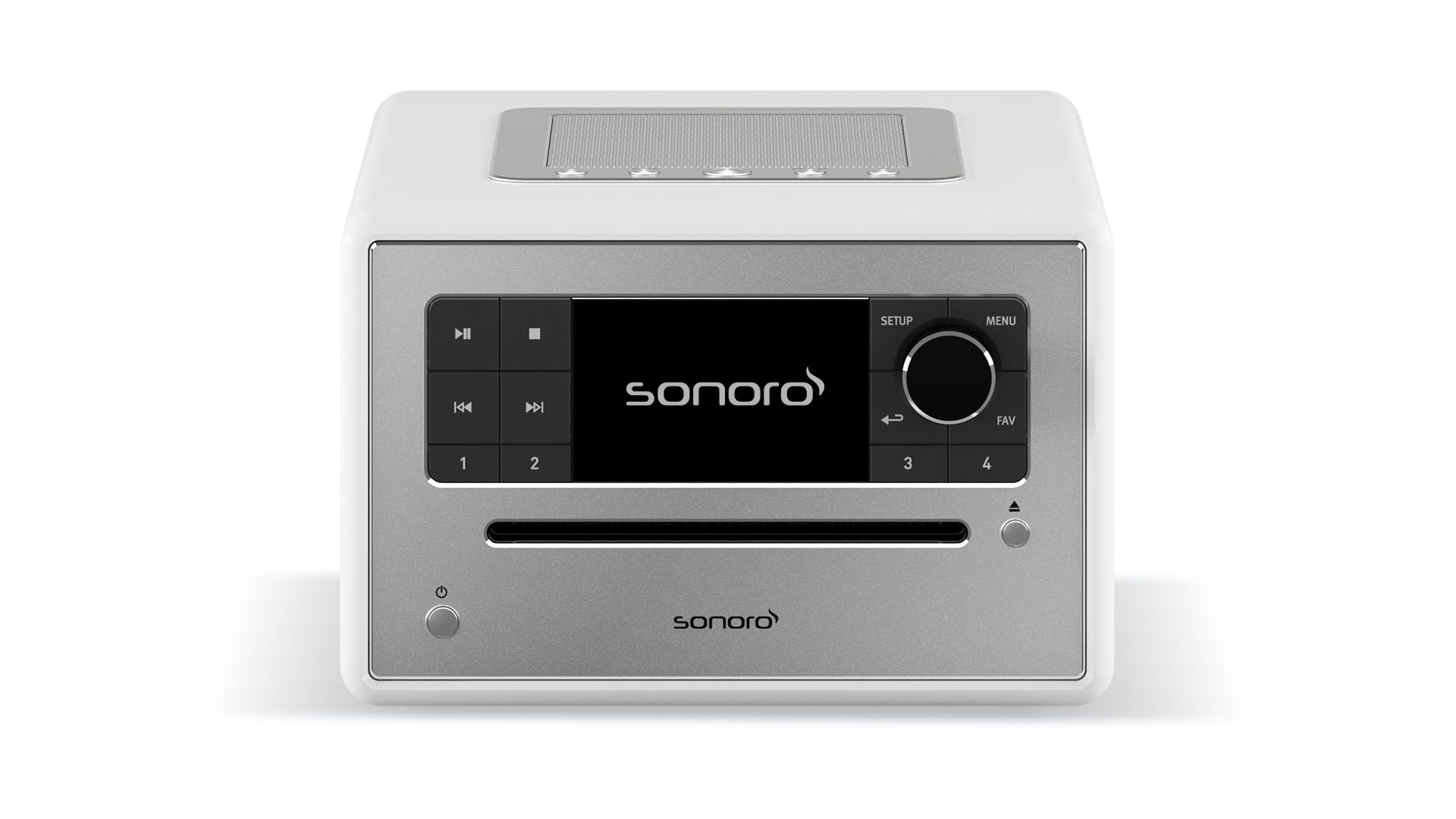 Sonoro Elite - Radio Internet con Lettore CD, Bianco
