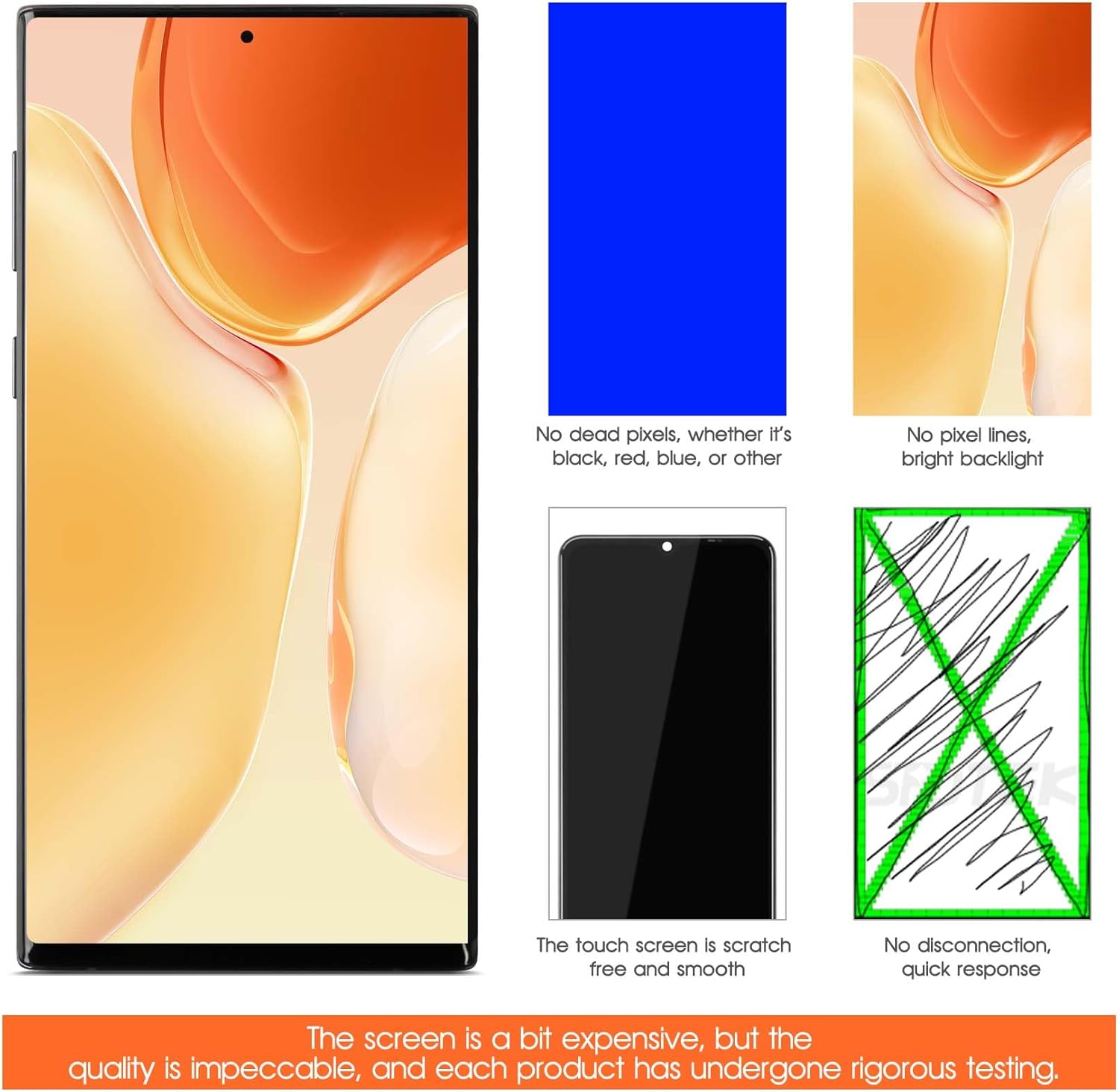 AGCUT Incell - Schermo LCD per Samsung Galaxy Note 10 - immagine 6
