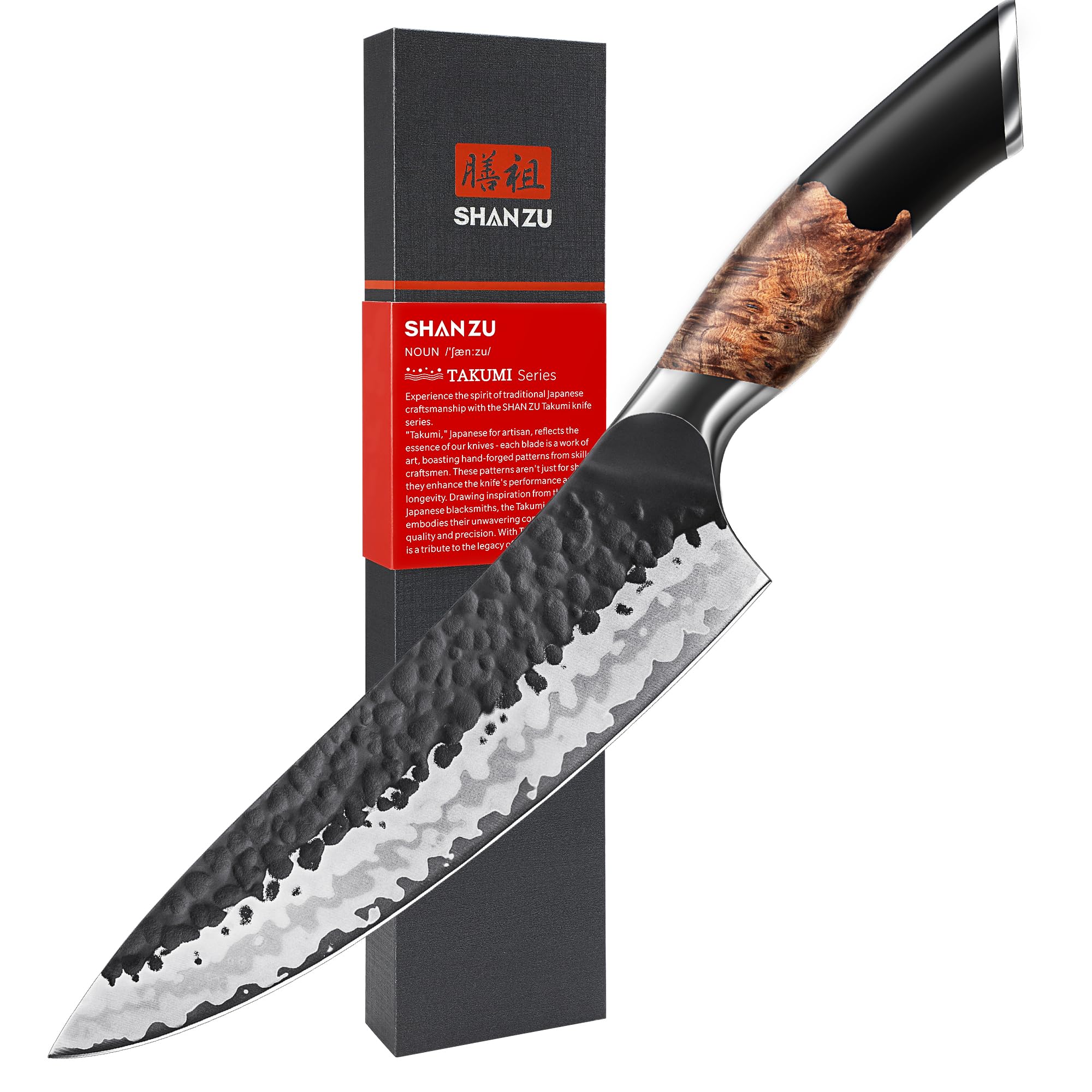 Shan Zu Coltello Santoku 18 cm Forgiato a Mano