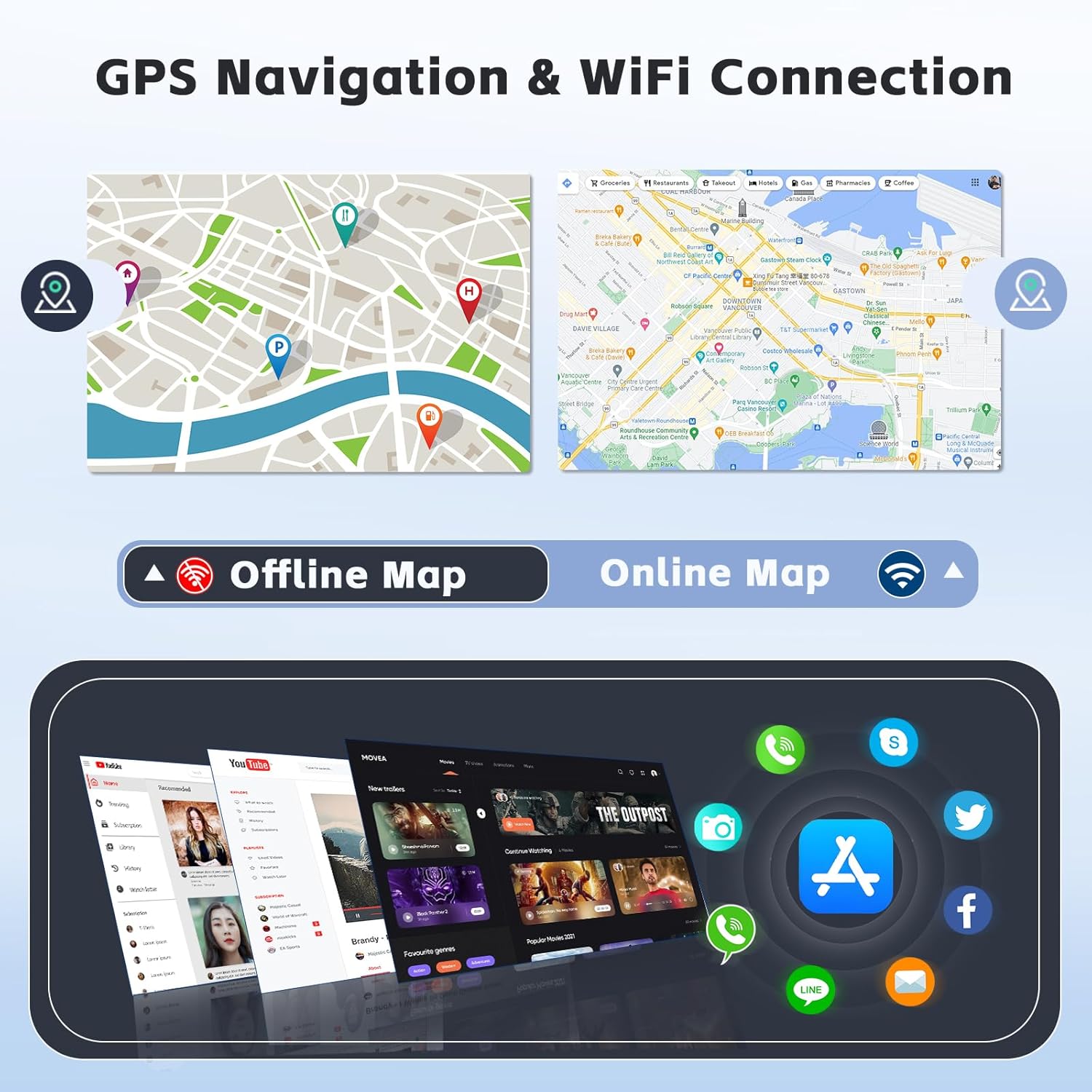 Android Autoradio 9" IPS per Toyota Rush/Daihatsu Terios - immagine 5