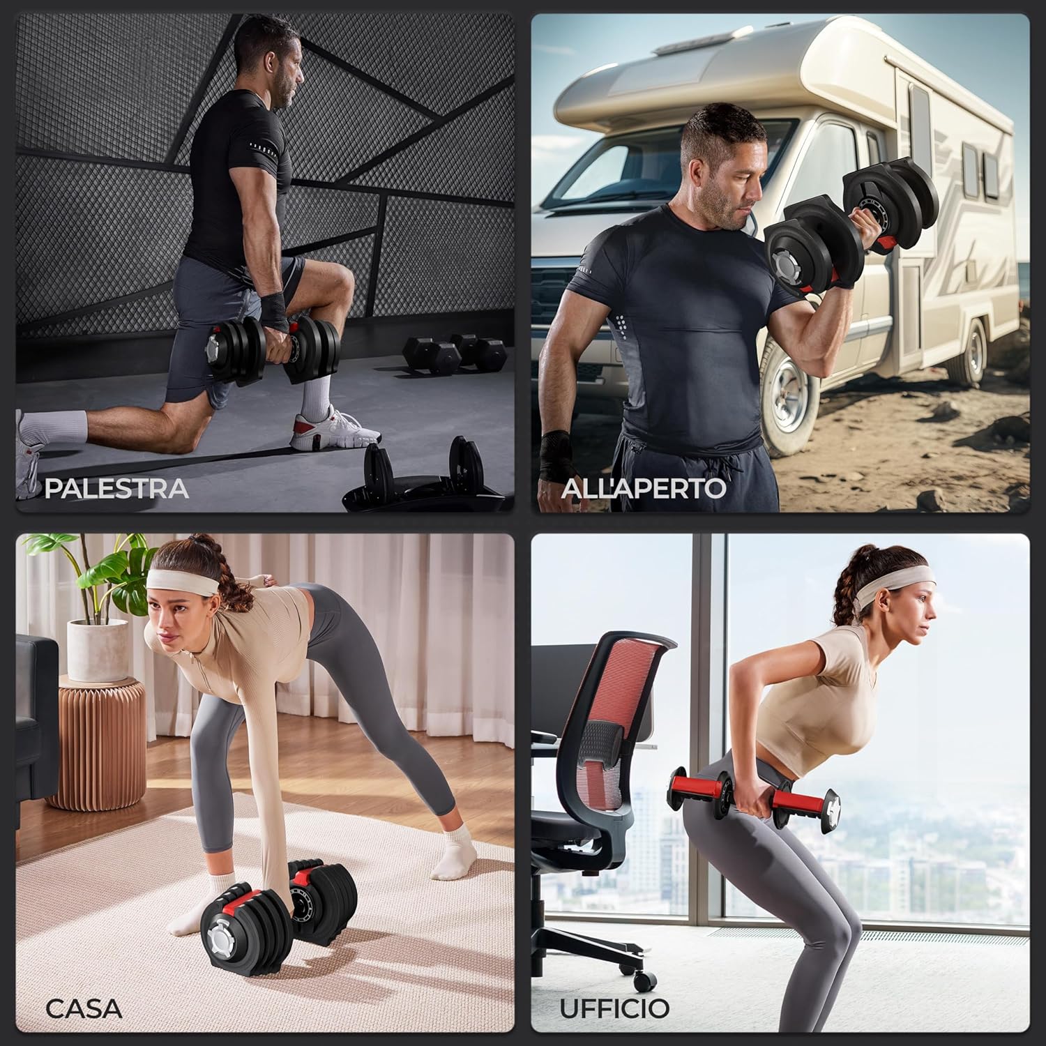 Yaheetech Manubrio Esagonale in Acciaio Antiscivolo - immagine 2