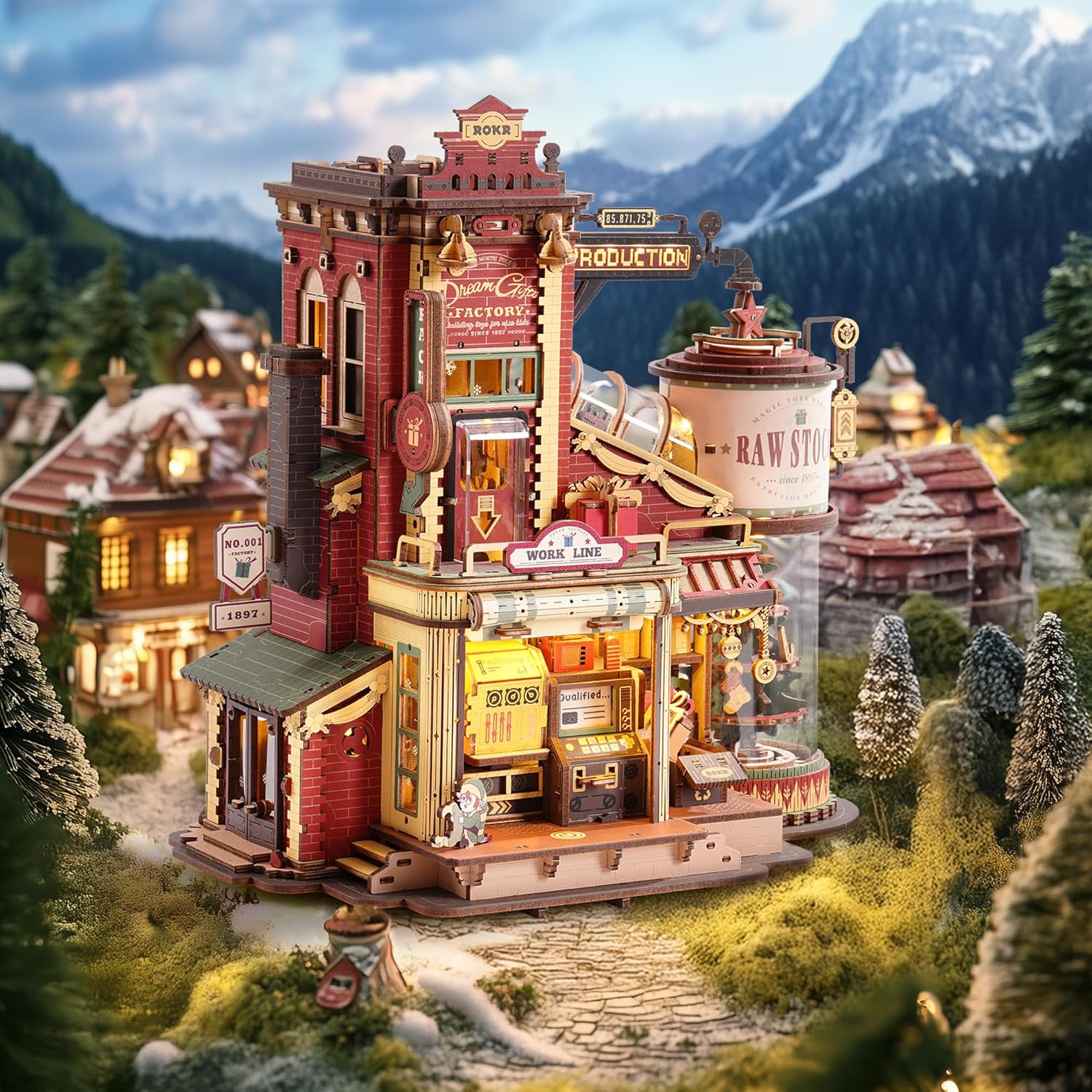 Rokr Puzzle 3D in Legno - Dream Gift Factory EAB01 - immagine 2