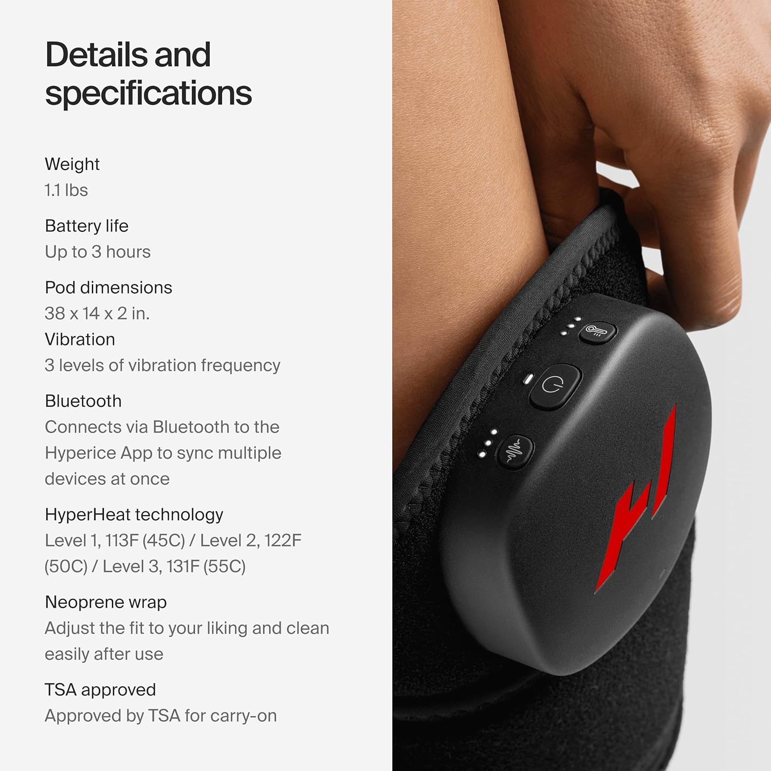 Venom 2 - Advanced Heat + Vibration Wrap (Gamba) - immagine 5