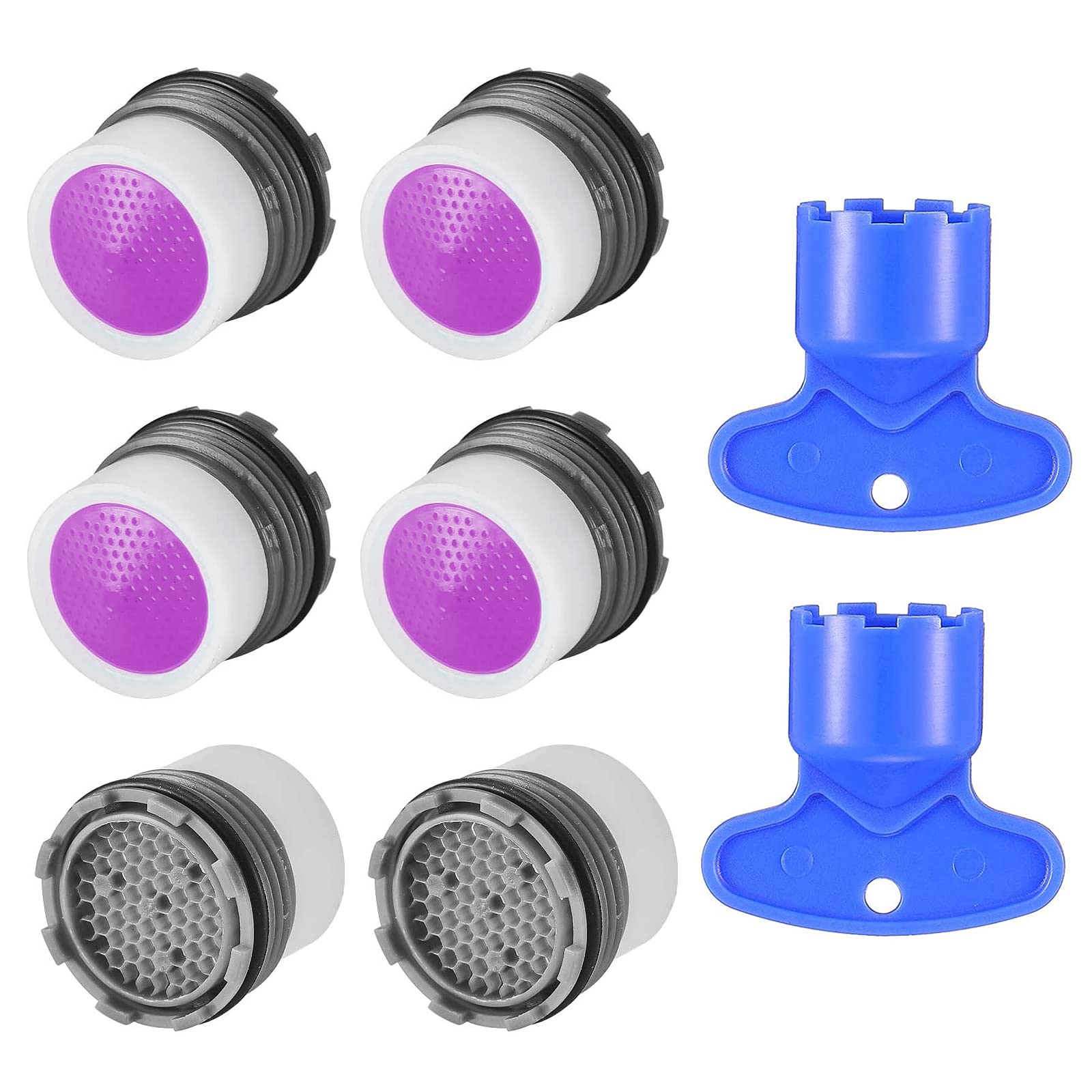 6 Pezzi Aeratore Rubinetto M16 con 2 Chiavi