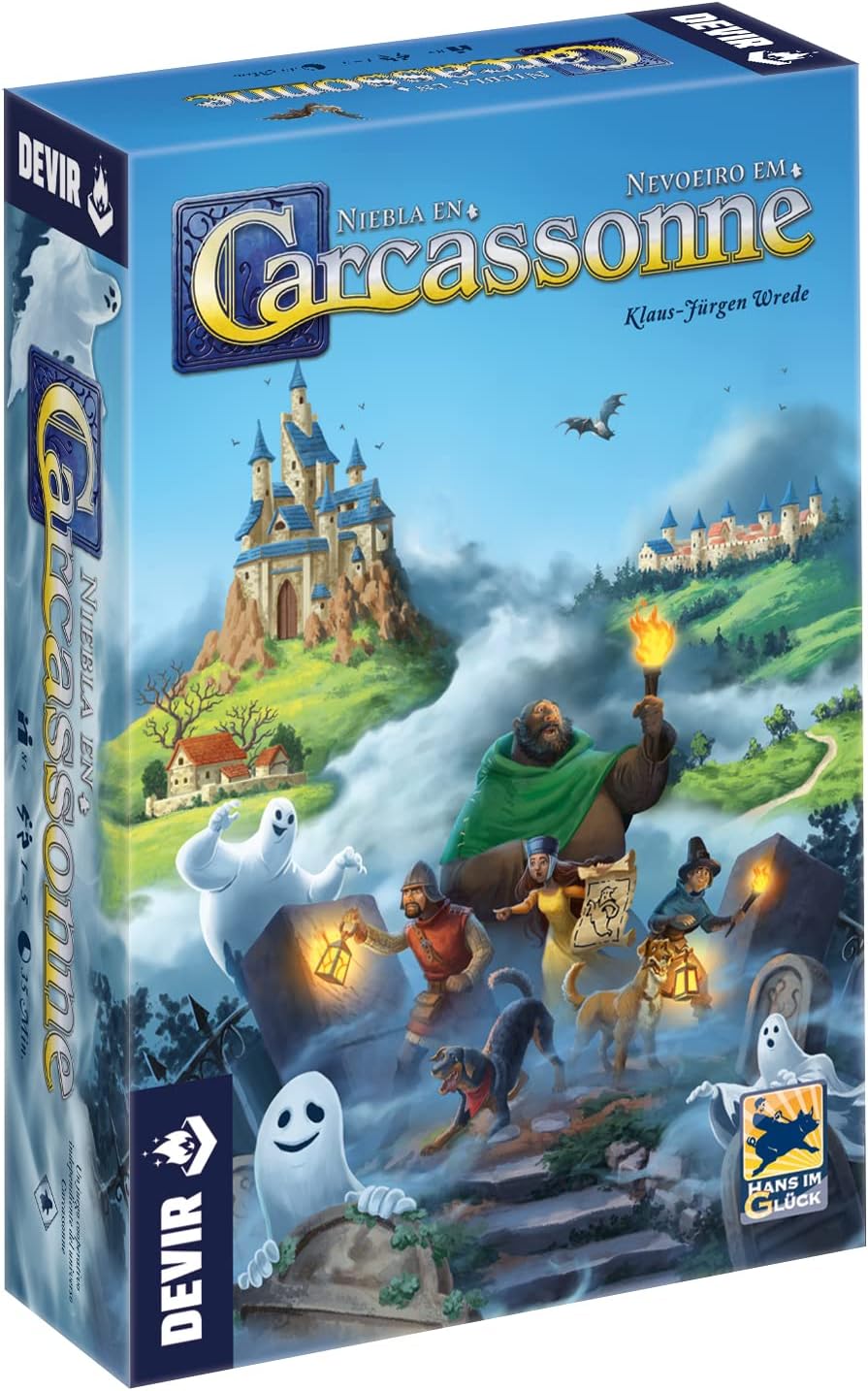 Devir Carcassonne: Espansione Nebbia a Carcassonne - immagine 1