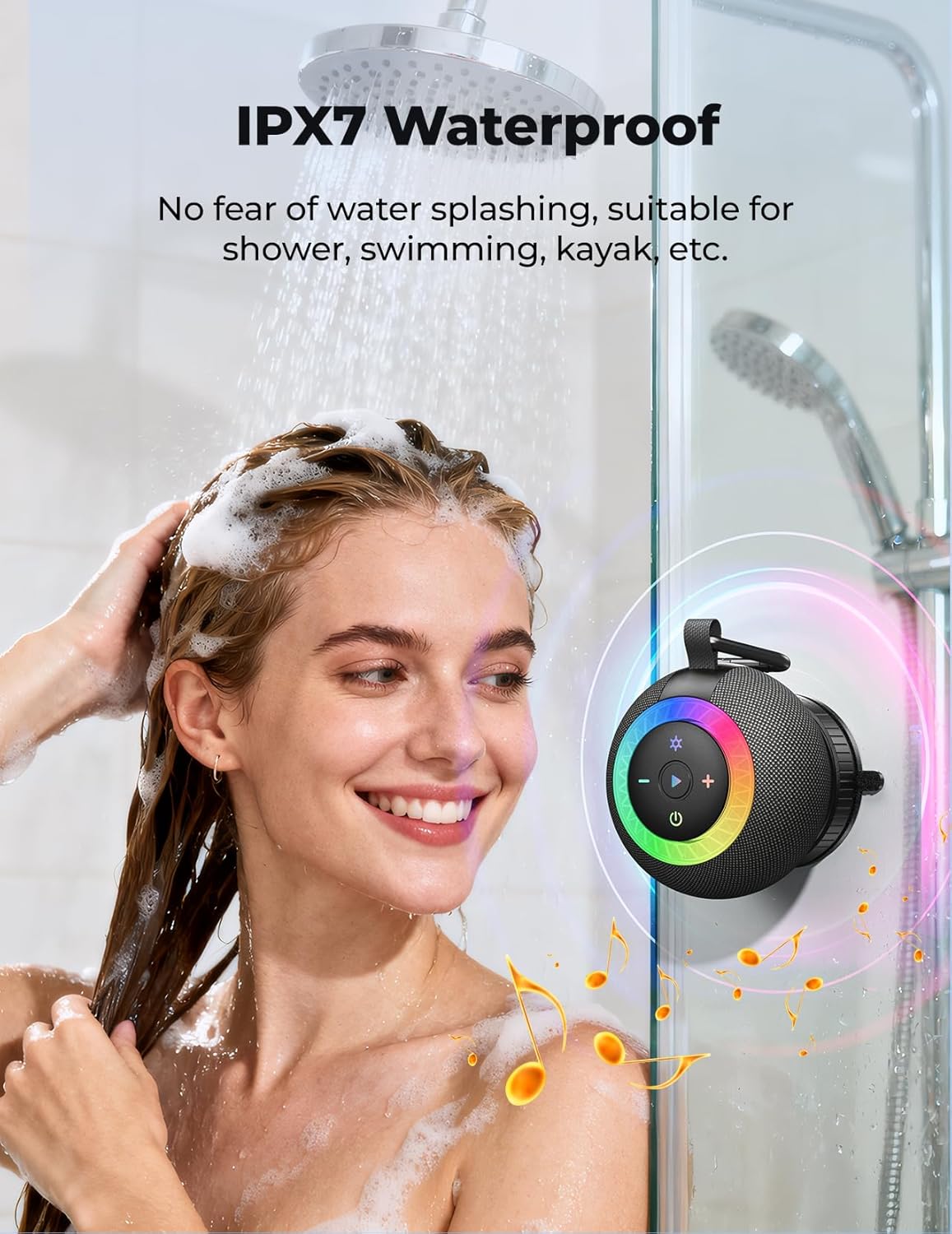 Cassa Bluetooth Doccia Portatile 20W IPX7 - immagine 2