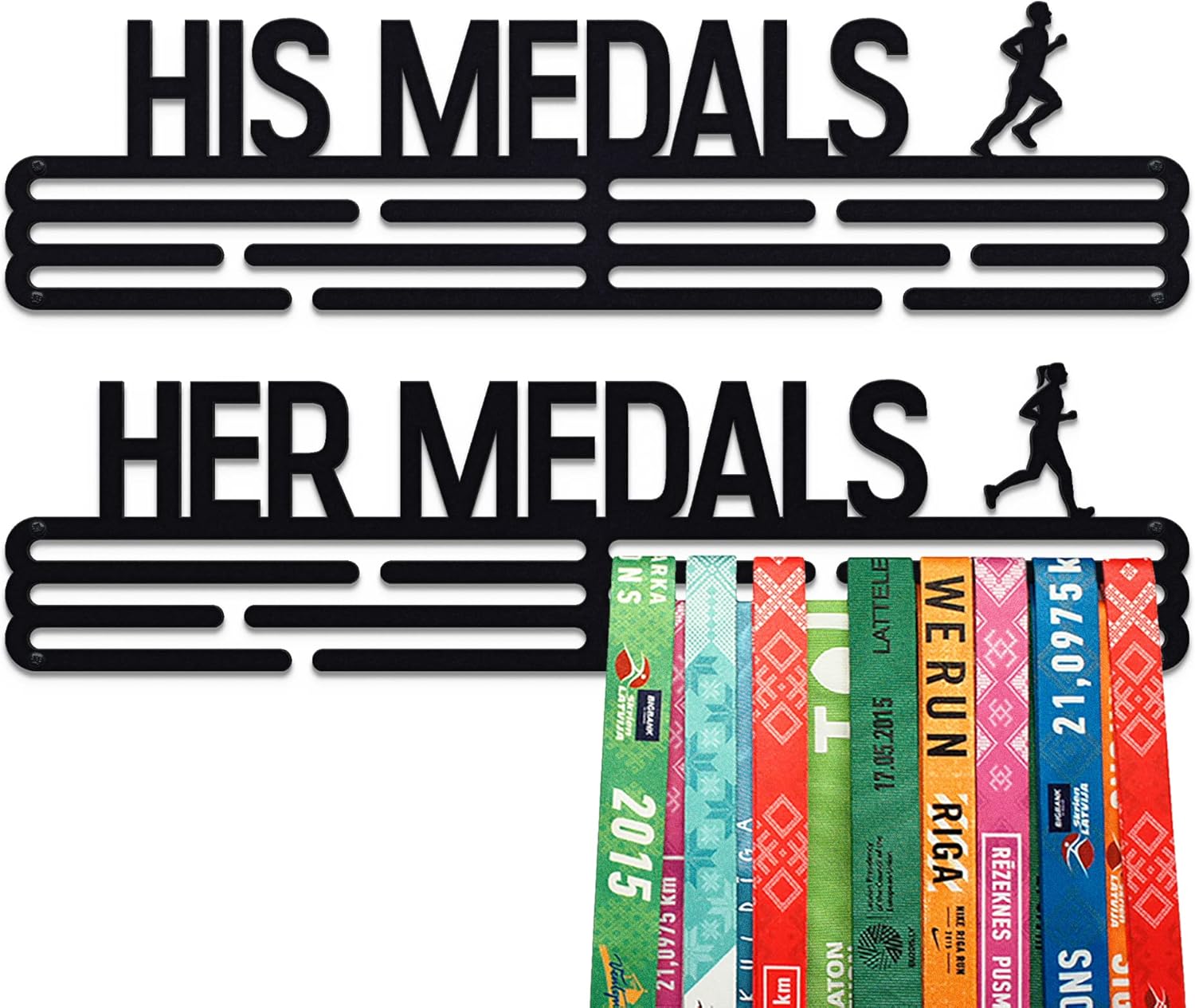 United Medals His & Her Medals - Porta Medaglie Sport Acciaio - immagine 1