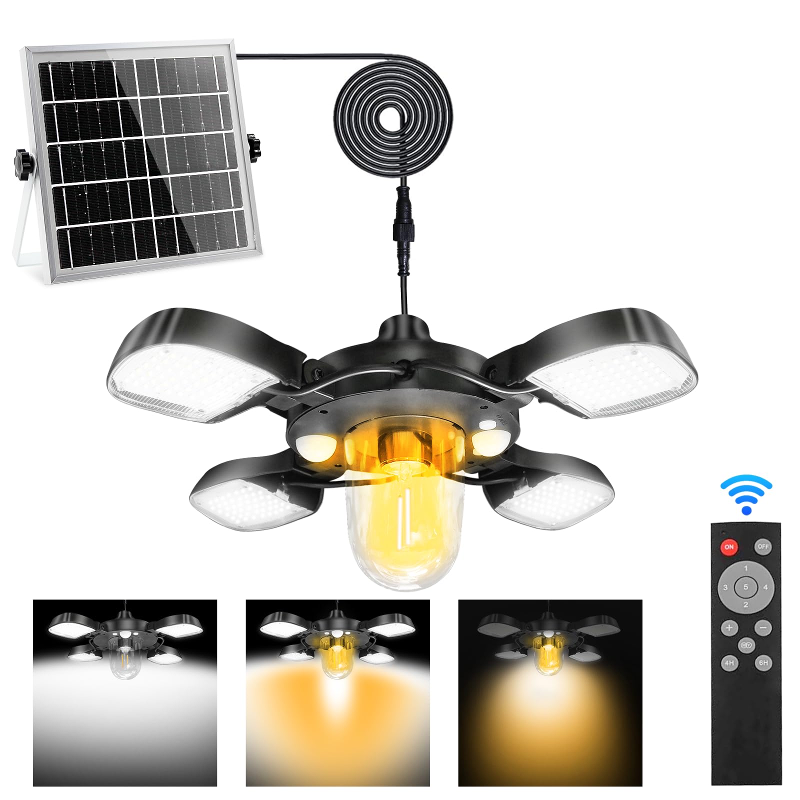 Eleganted Lampada Solare a Sospensione con Telecomando