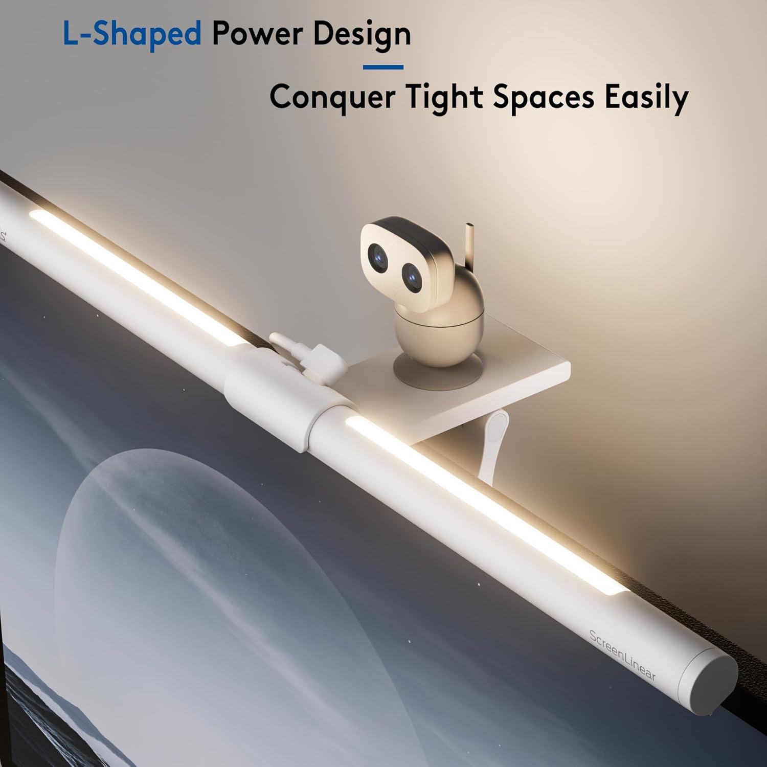 Quntis USB Lampada Monitor Bianca con Telecomando e Retroilluminazione - immagine 6