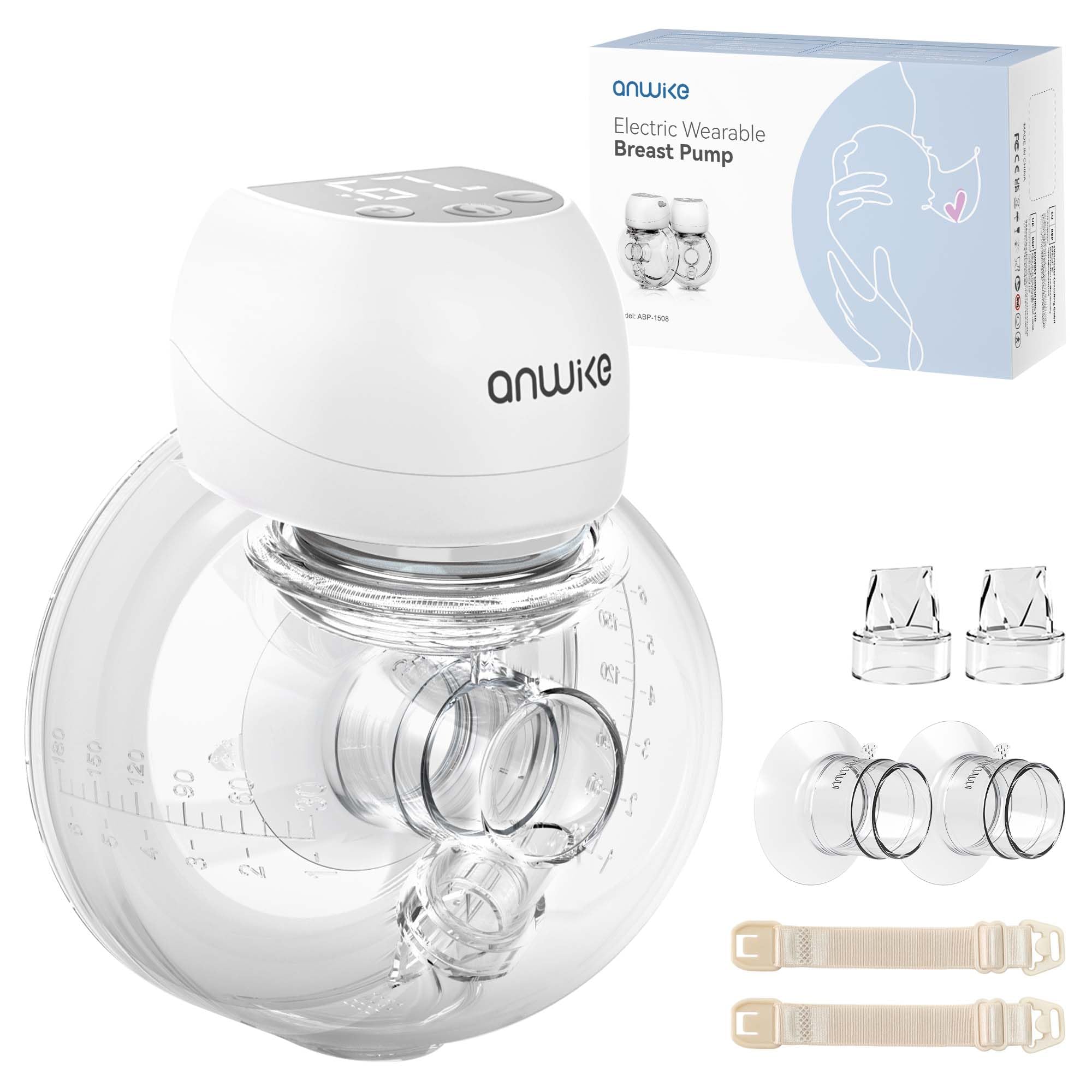 Anwike Tiralatte Elettrico Indossabile Ultraleggero, 193g