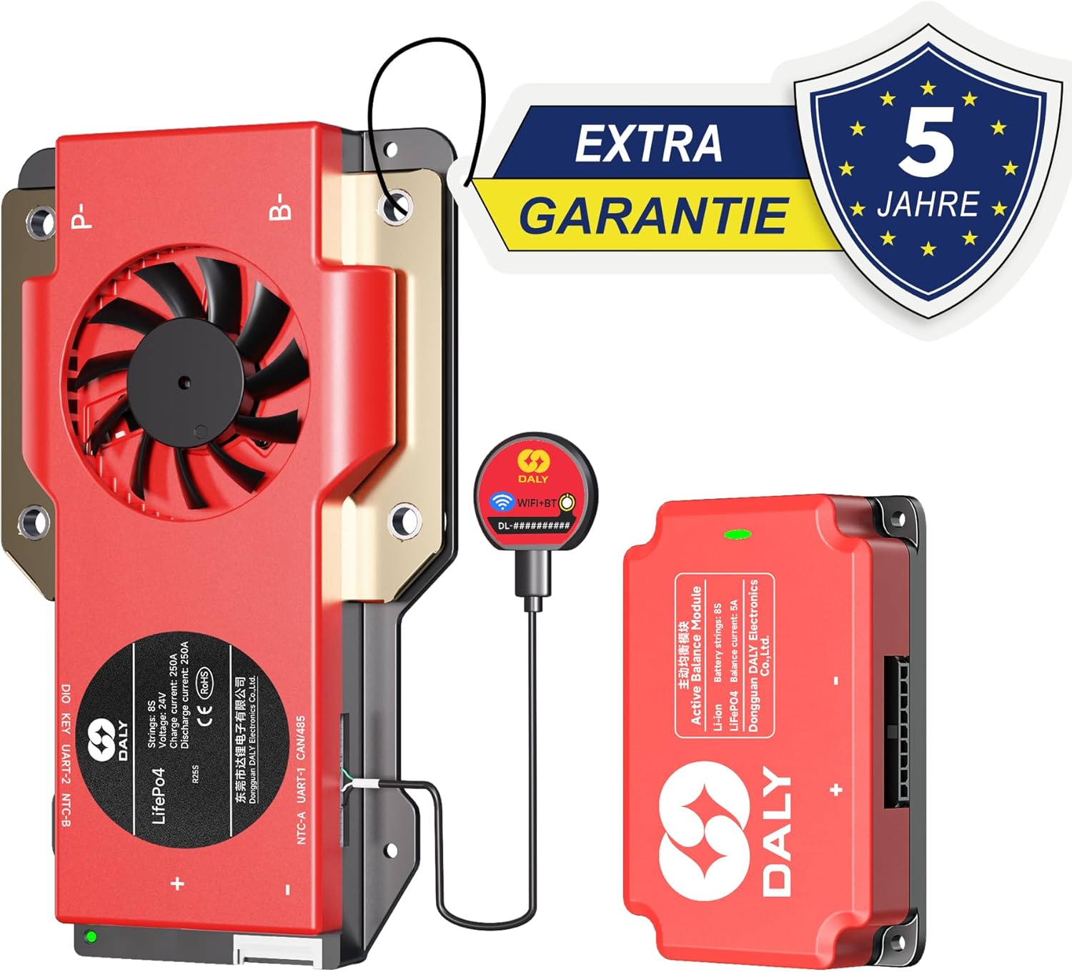 Daly BMS 24V 8S 300A Smart WiFi Bluetooth - immagine 2