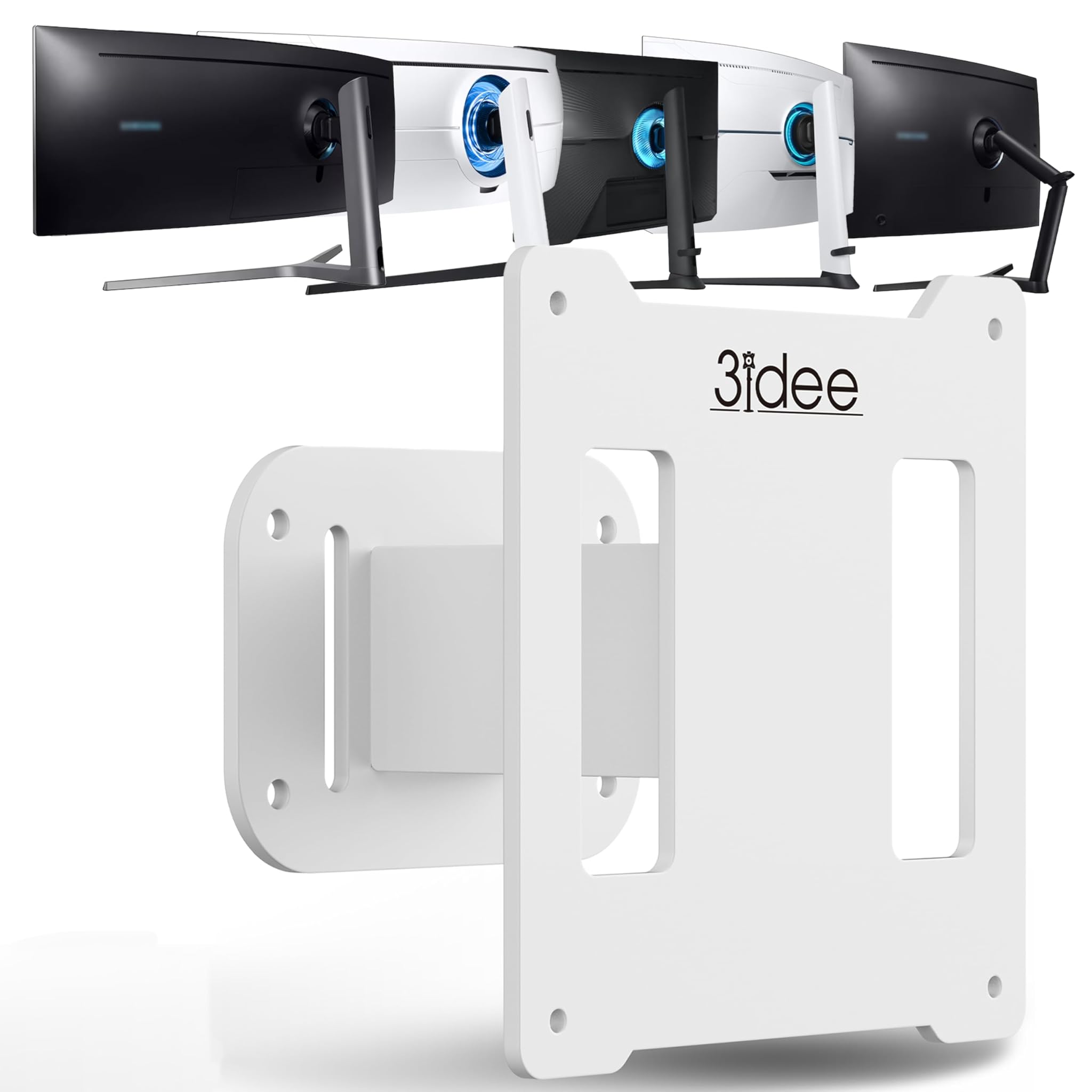 Adattatore VESA 3idee per Samsung Odyssey G9/G8 49", Bianco