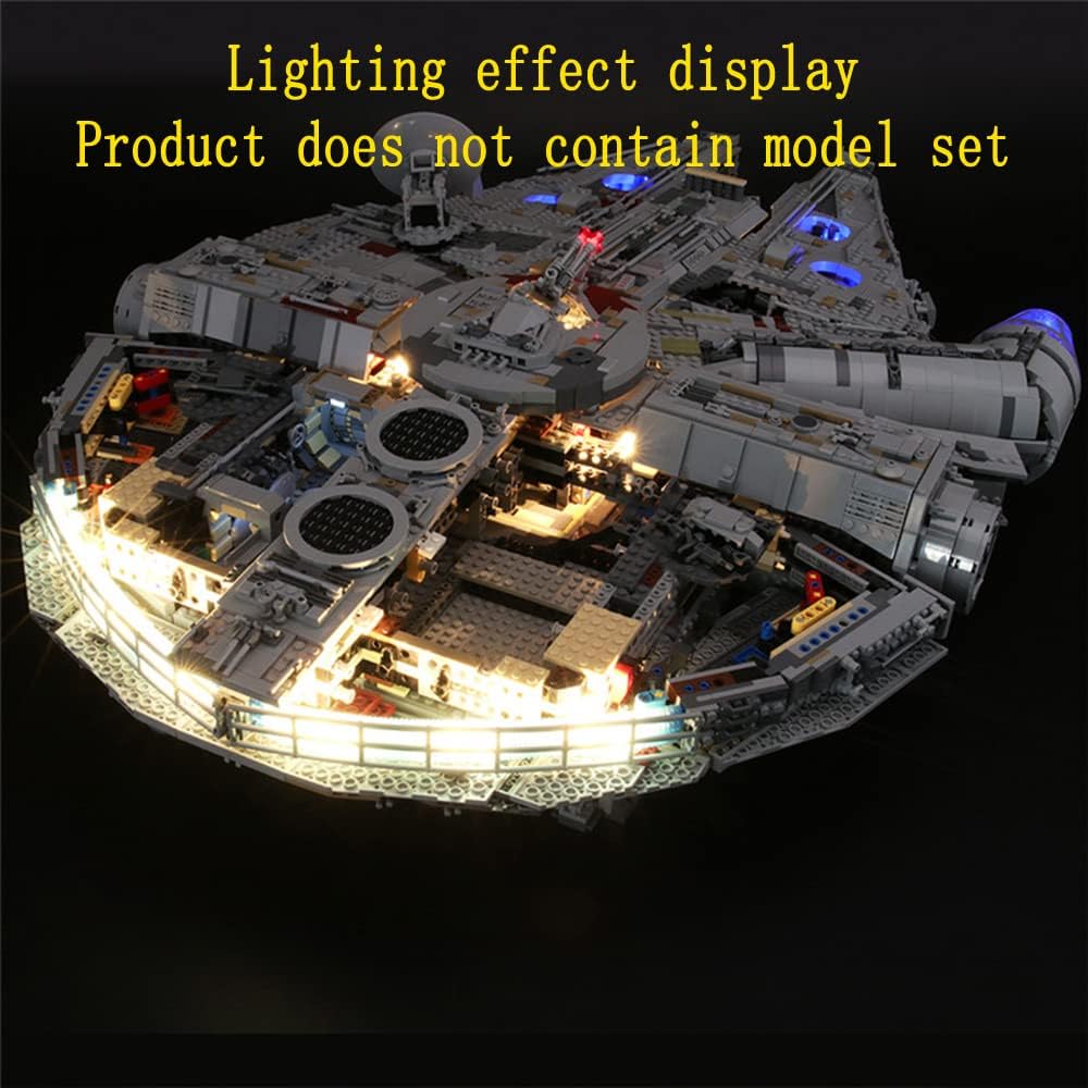 Geament Set Luci LED Compatibile con LEGO Millennium Falcon - immagine 6