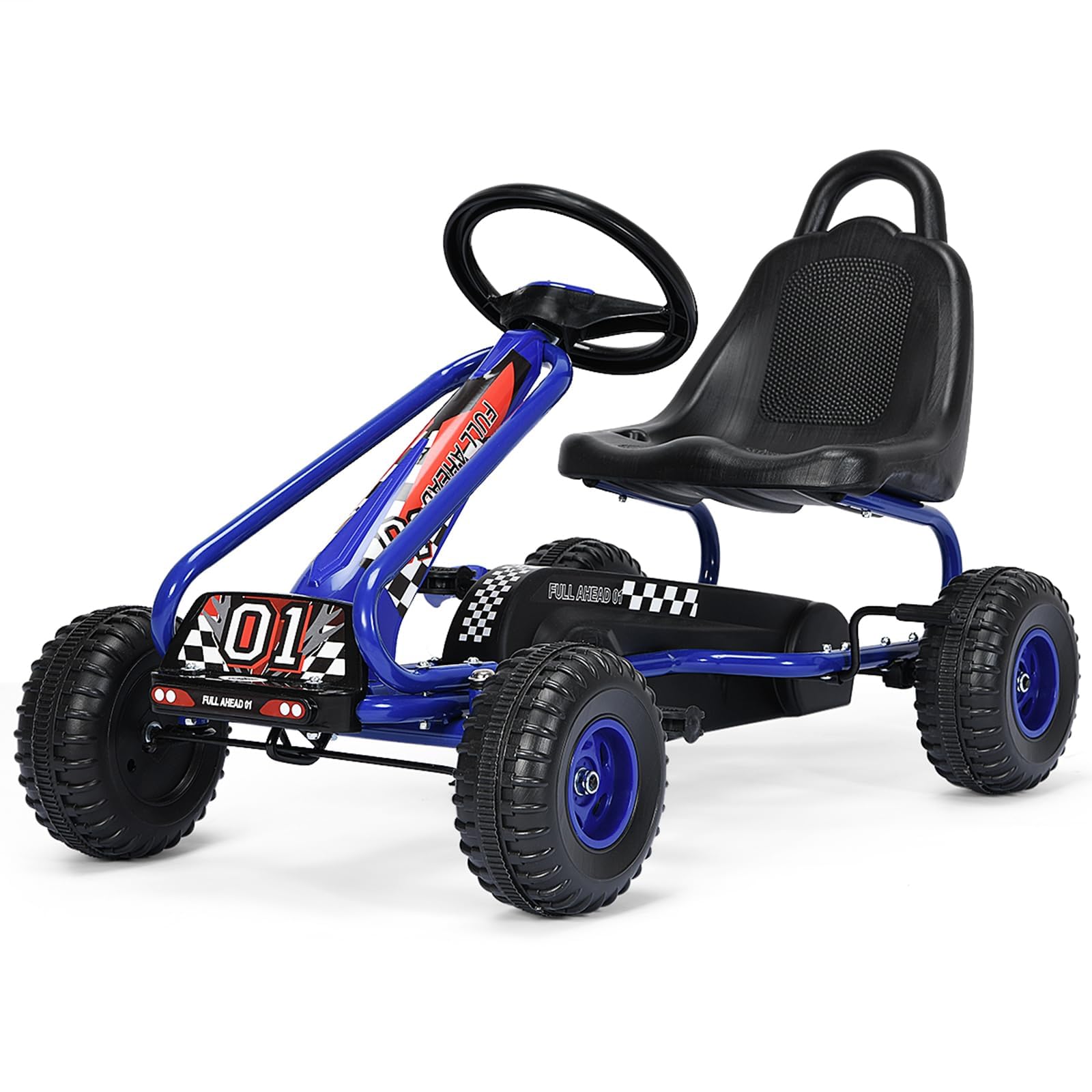 Fantask Gokart a Pedale per Bambini - Blu