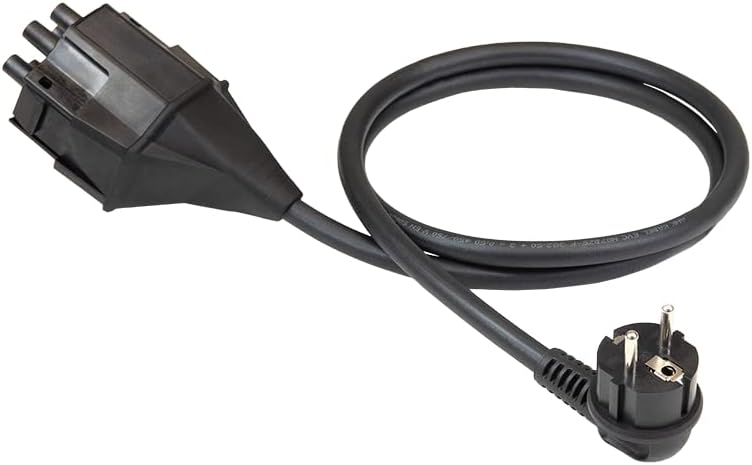 Nrgkick Connettore Presa Corrente Tipo E+F Schuko, Nero - immagine 1