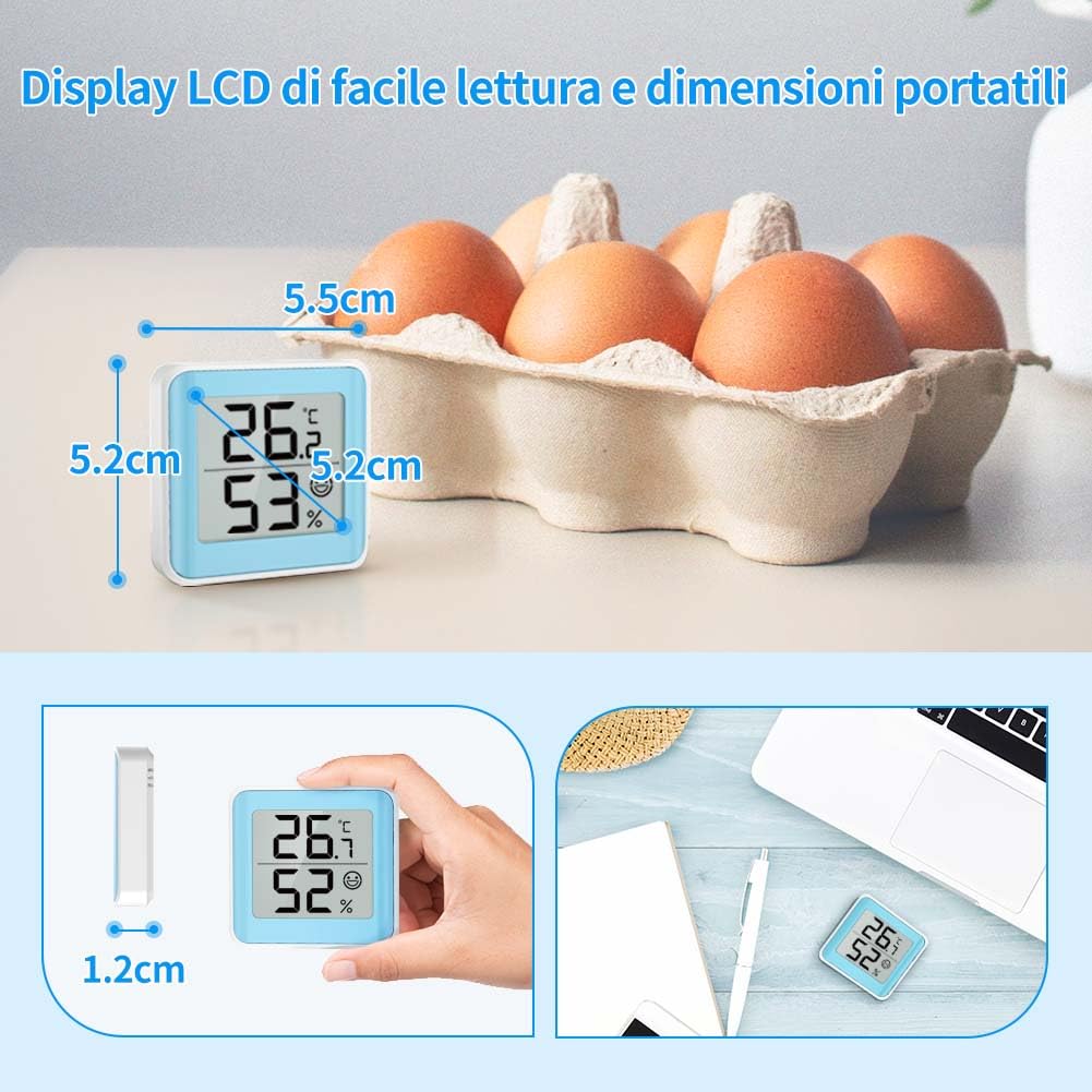Termometro e Idrometro Digitale per Interni - immagine 5