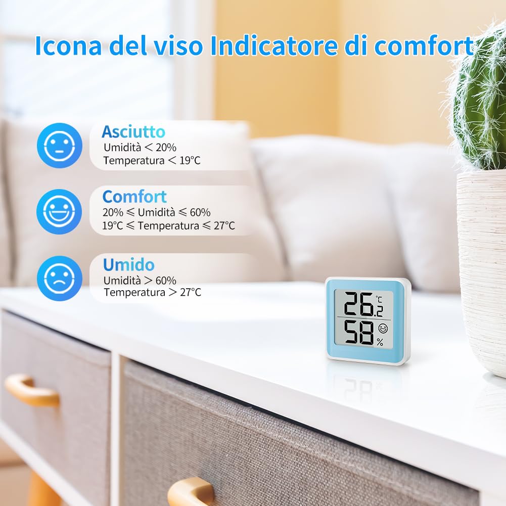 Termometro e Idrometro Digitale per Interni - immagine 6